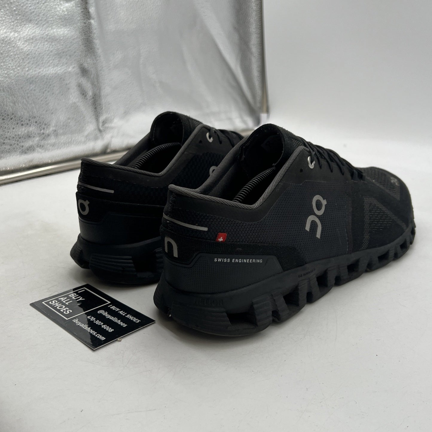 Size 12 - On Cloud X Black Running Shoes
