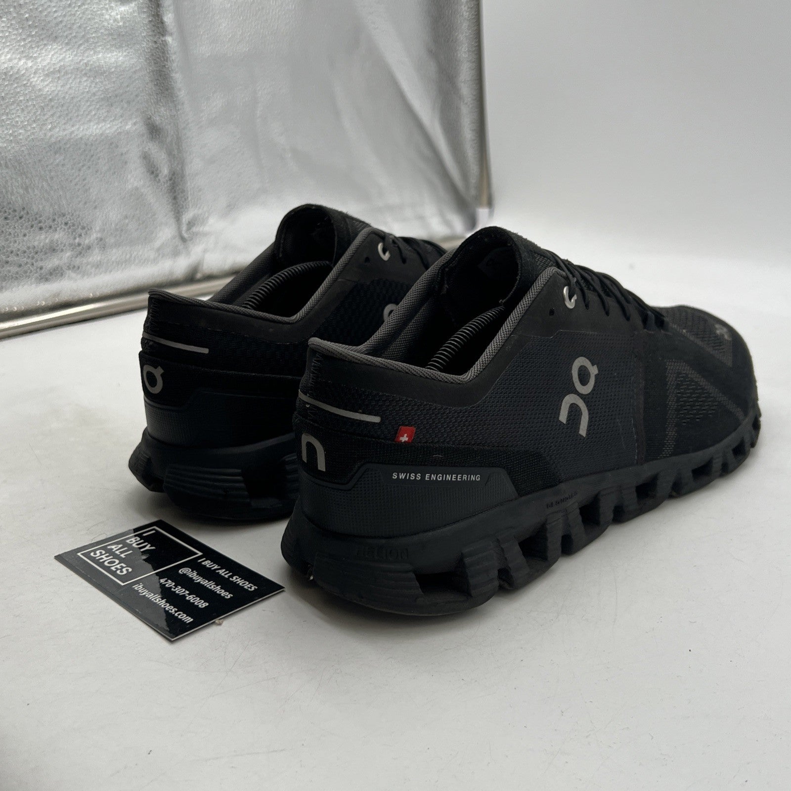 Size 12 - On Cloud X Black Running Shoes