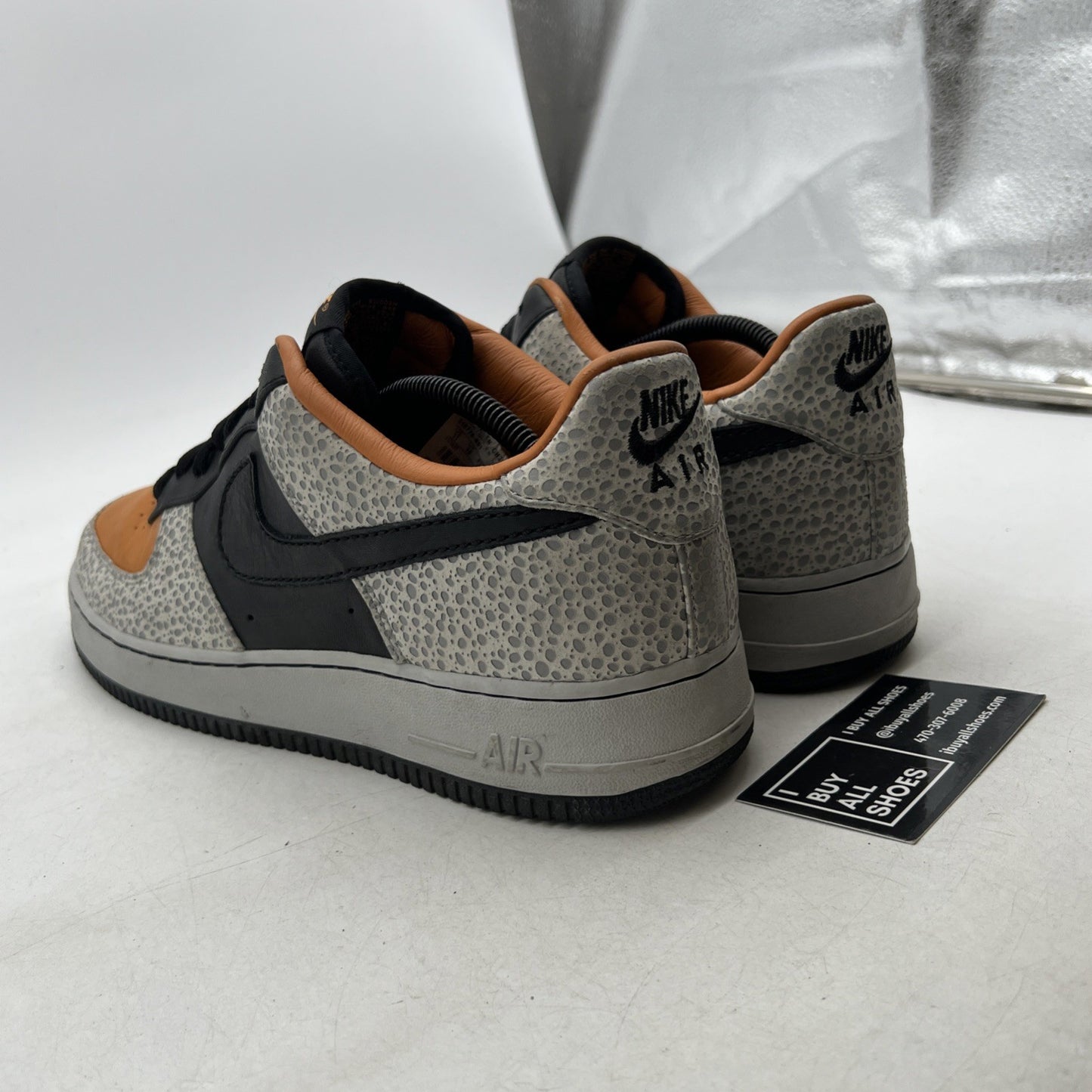 Size 11 - Nike Air Force 1 Supreme Low Safari (318776-801)