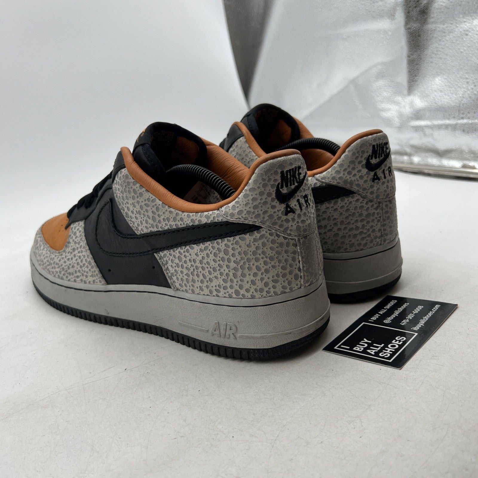Size 11 - Nike Air Force 1 Supreme Low Safari (318776-801)