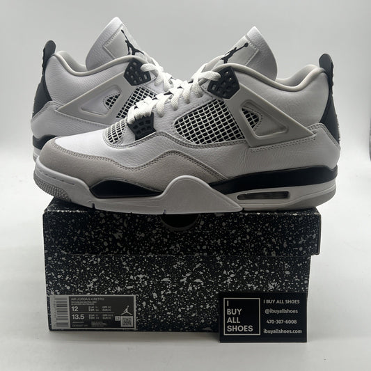 Size 12 - Air Jordan 4 Retro Mid Military Black (DH6927-111)