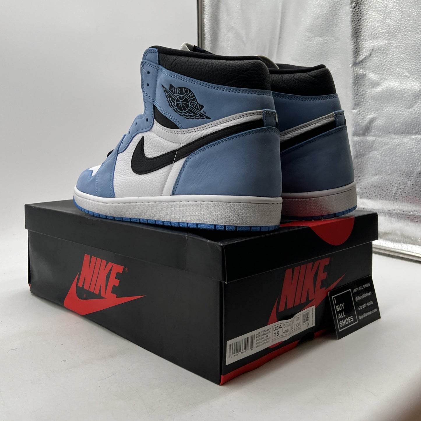 Size 15 - Air Jordan 1 Retro OG High University Blue (555088-134)