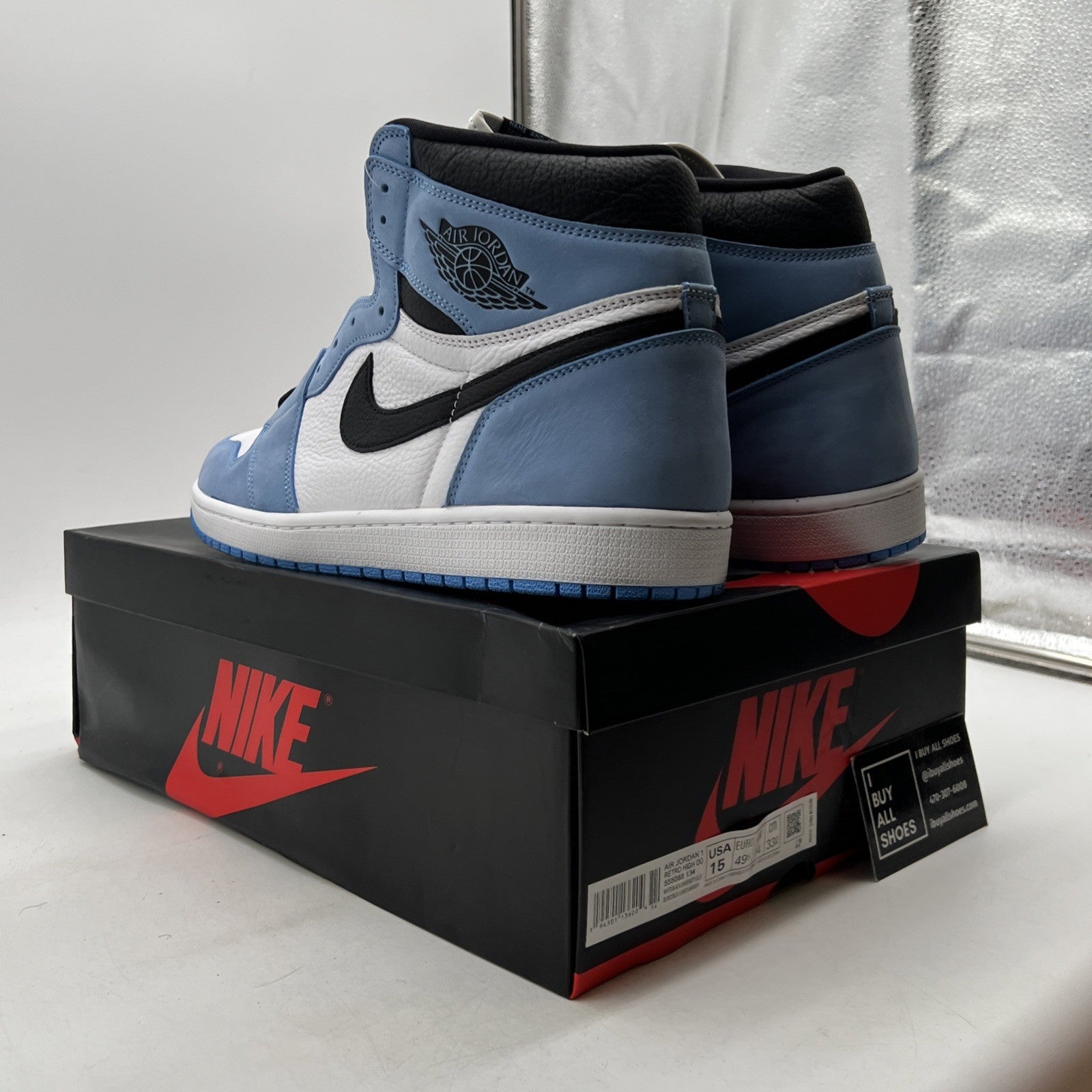 Size 15 - Air Jordan 1 Retro OG High University Blue (555088-134)