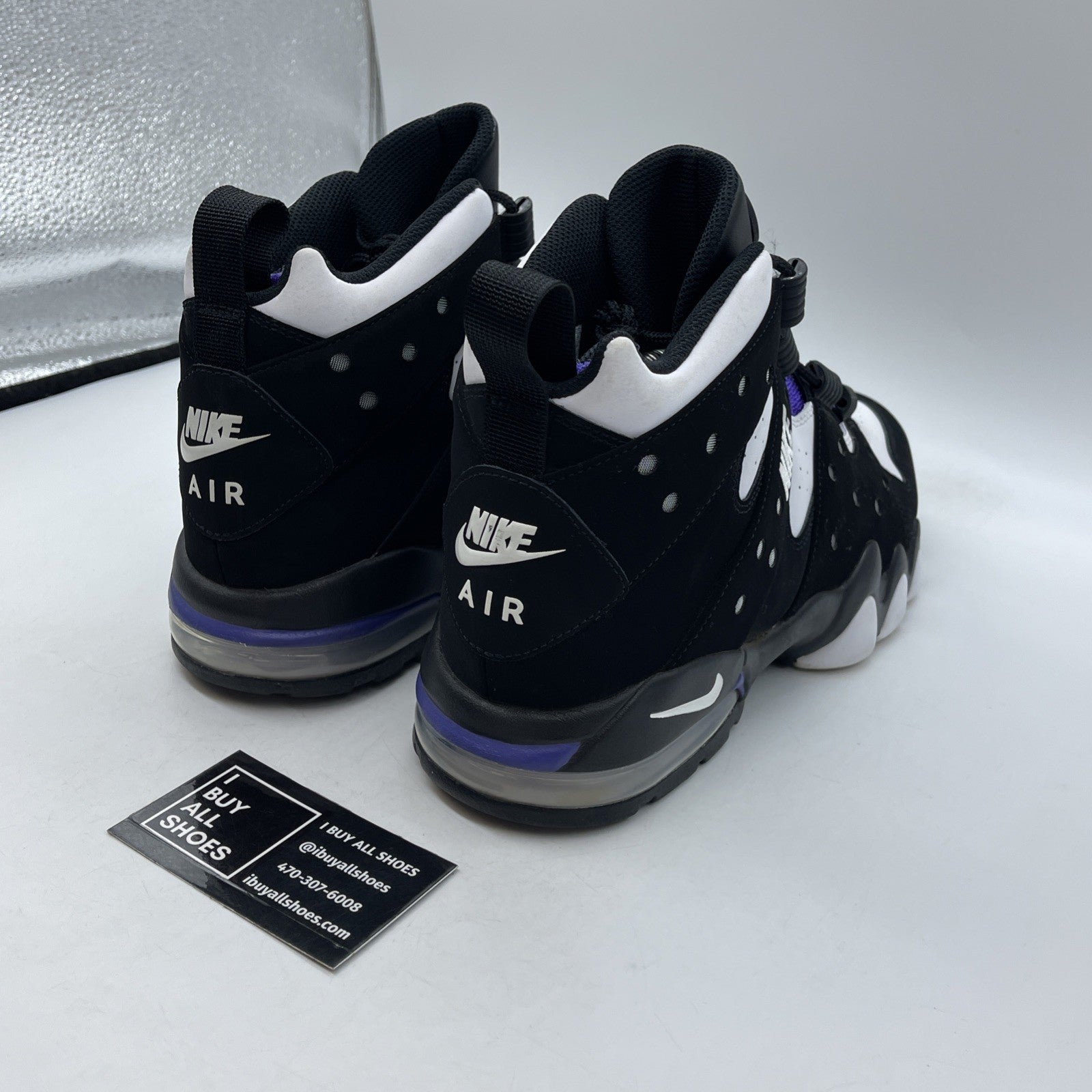 Size 10.5 - Nike Air Max 2 CB 94 OG 2023 Black Purple Suede (FQ8233-001)