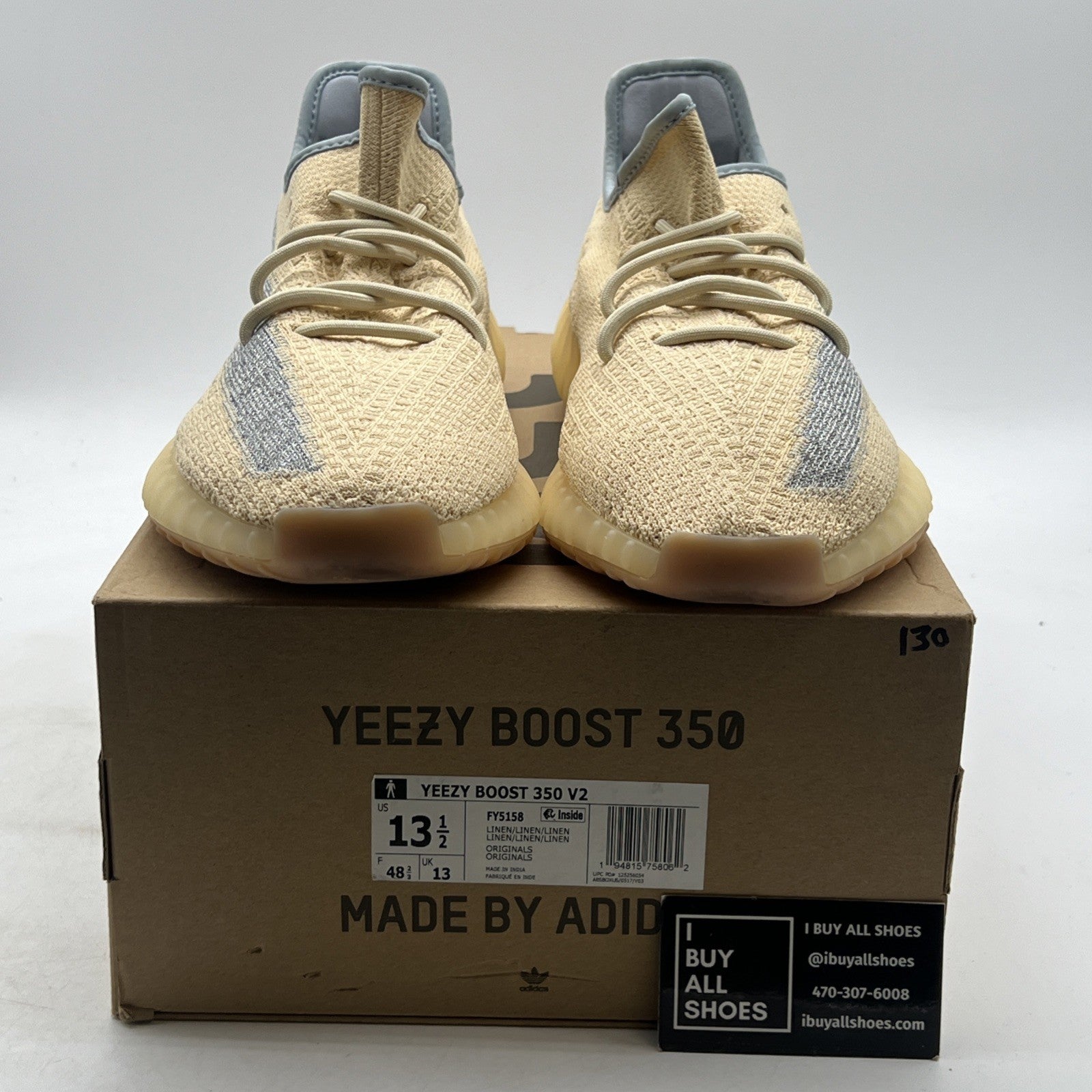 Size 13.5 - adidas Yeezy Boost 350 V2 Linen (FY5158)