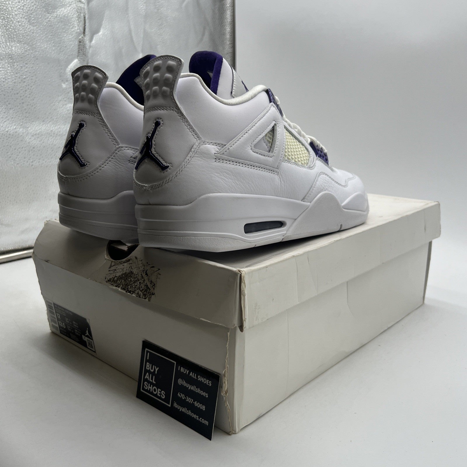 Size 12 - Air Jordan 4 Retro Mid Purple Metallic (CT8527-115)
