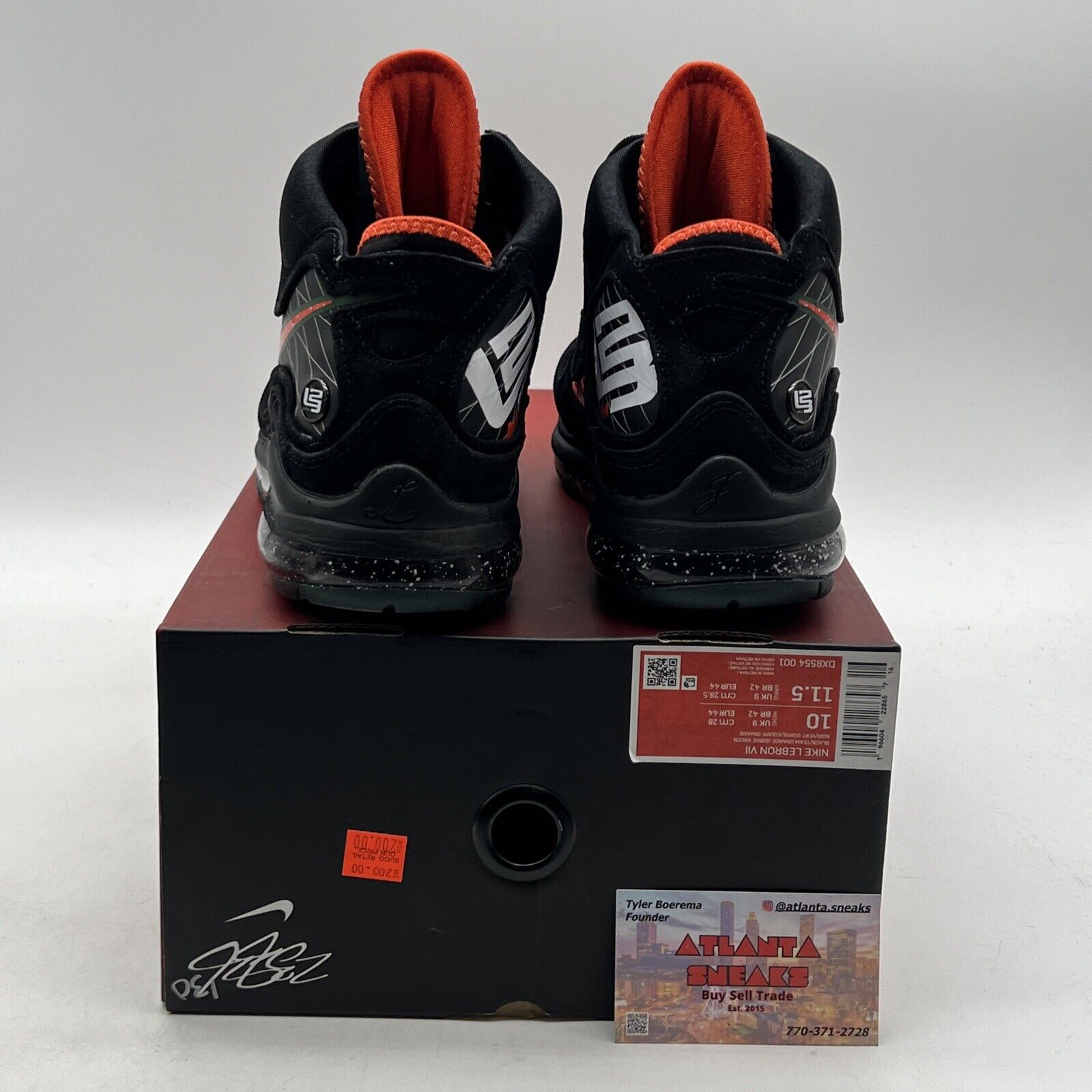 Size 10 - Nike Florida A&M University x LeBron 7 Retro Rattlers (DX8554-001)