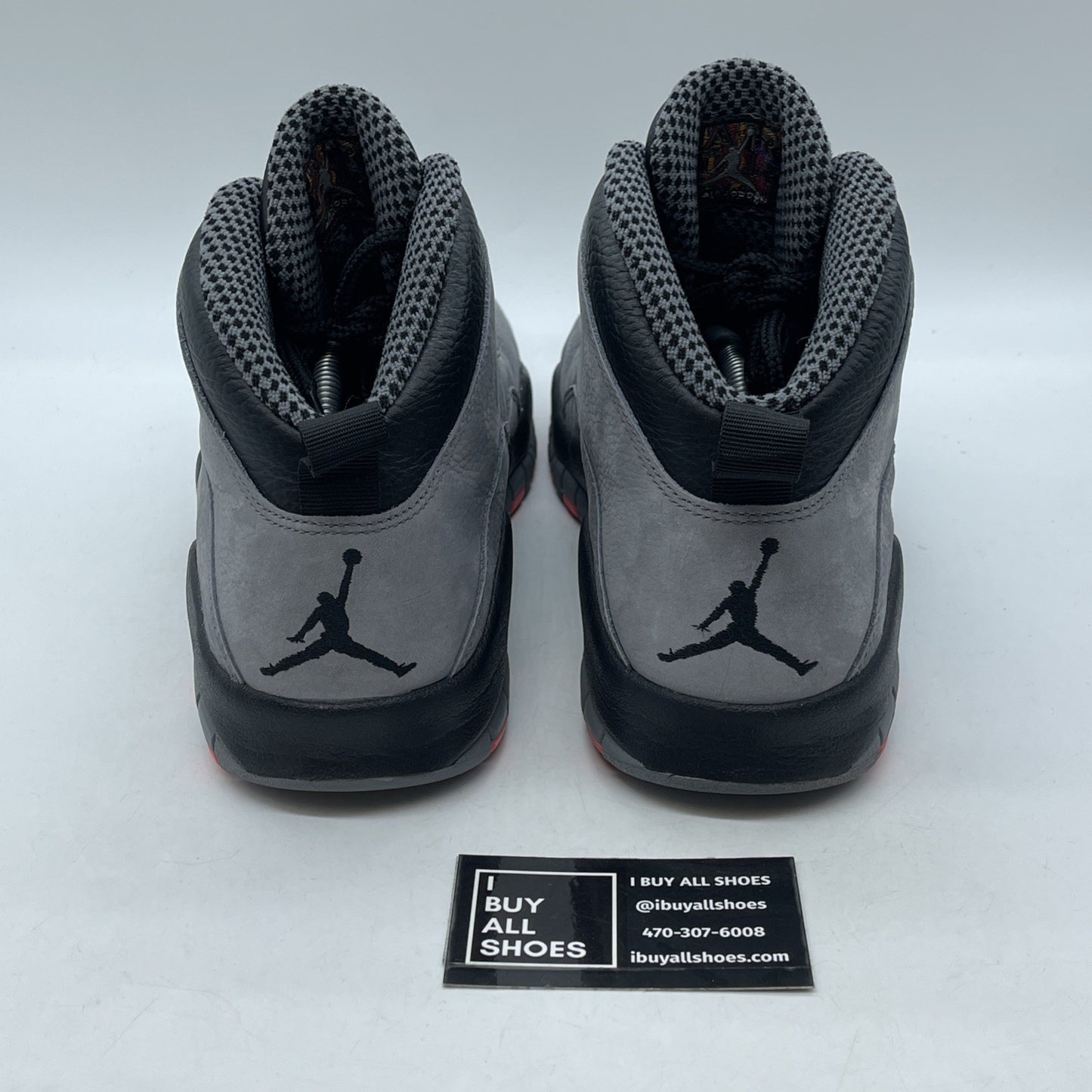 Size 12 - Air Jordan 10 Retro Cool Grey Black Suede Leather (310805-023)