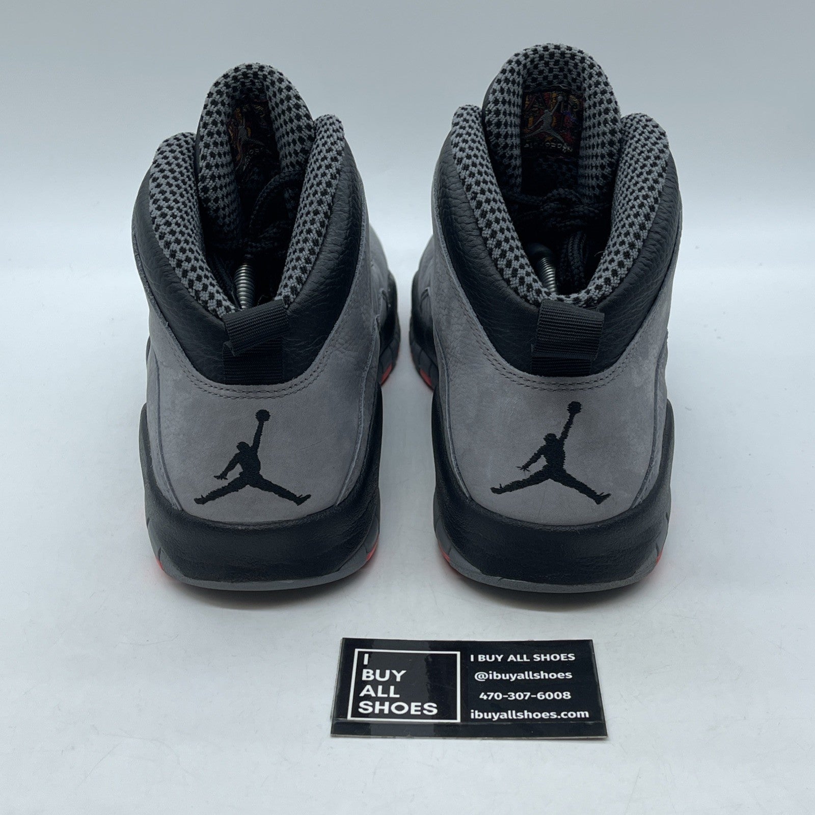 Size 12 - Air Jordan 10 Retro Cool Grey Black Suede Leather (310805-023)