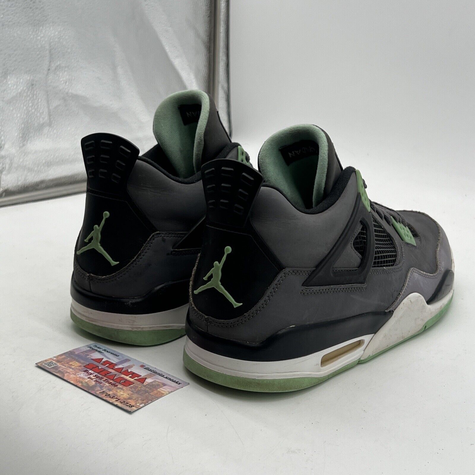 Size 13 - Air Jordan 4 Retro Green Glow 2013 (308497-033)