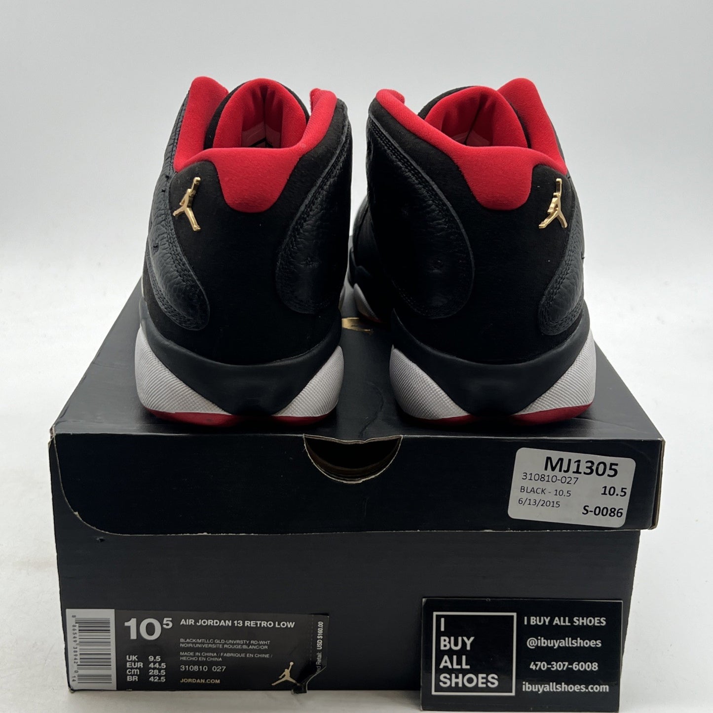 Size 10.5 - Air Jordan 13 Retro Low Bred (310810-027)