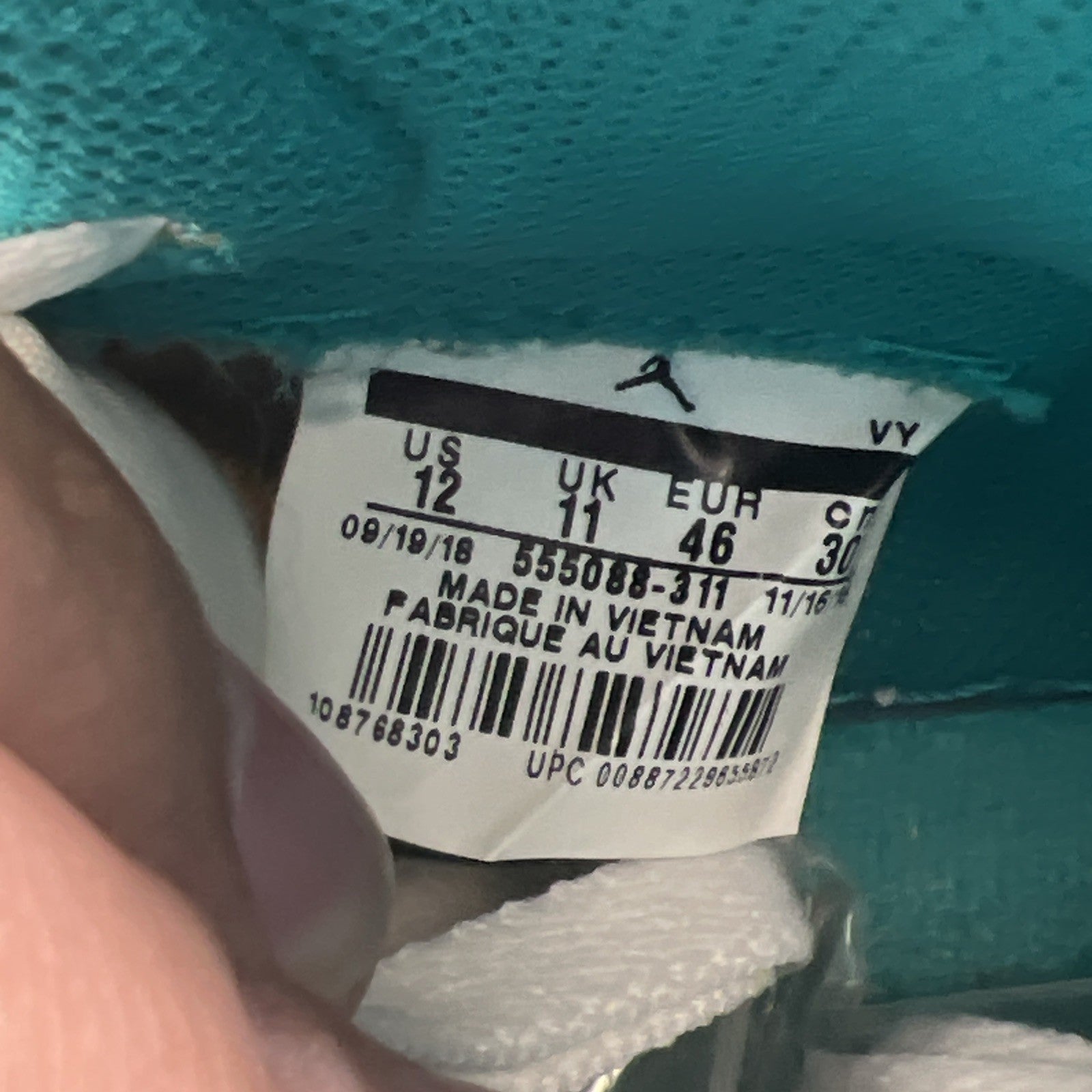 Size 12 - Air Jordan 1 Retro OG High Turbo Green (555088-311)