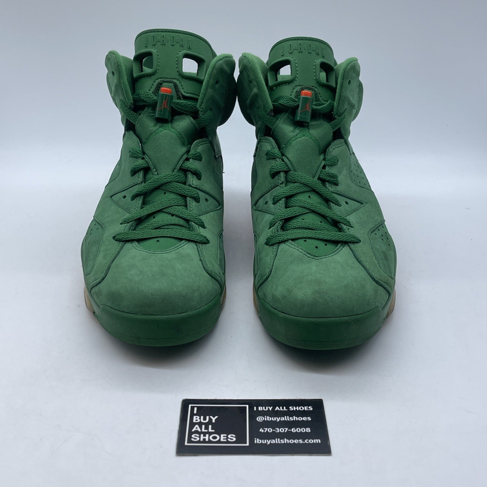 Size 11 - Air Jordan 6 Retro NRG Green Suede Gatorade Suede (AJ5986-335)