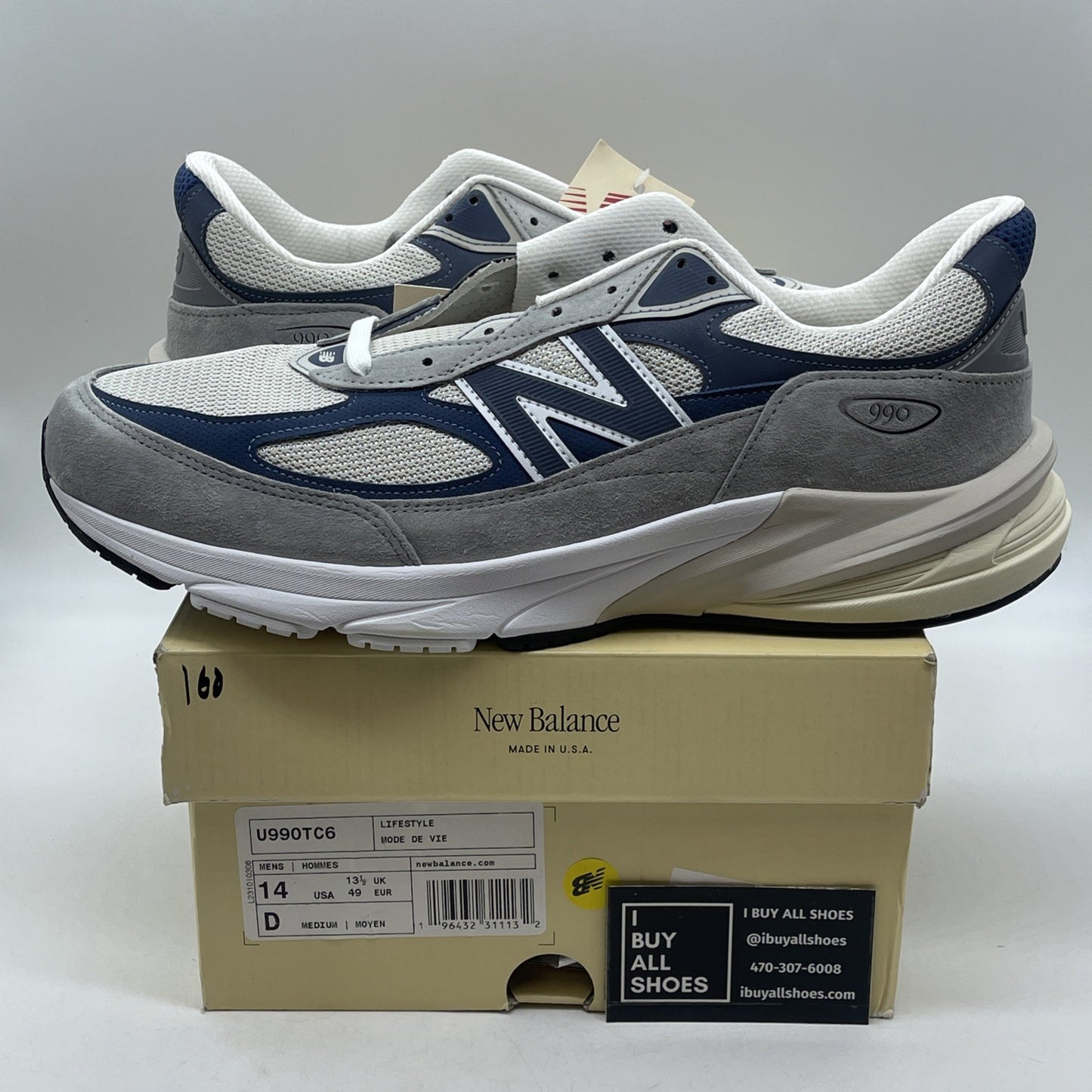 Size 14 - New Balance 990v6 Made in USA Grey Day 2023 (U990TC6)