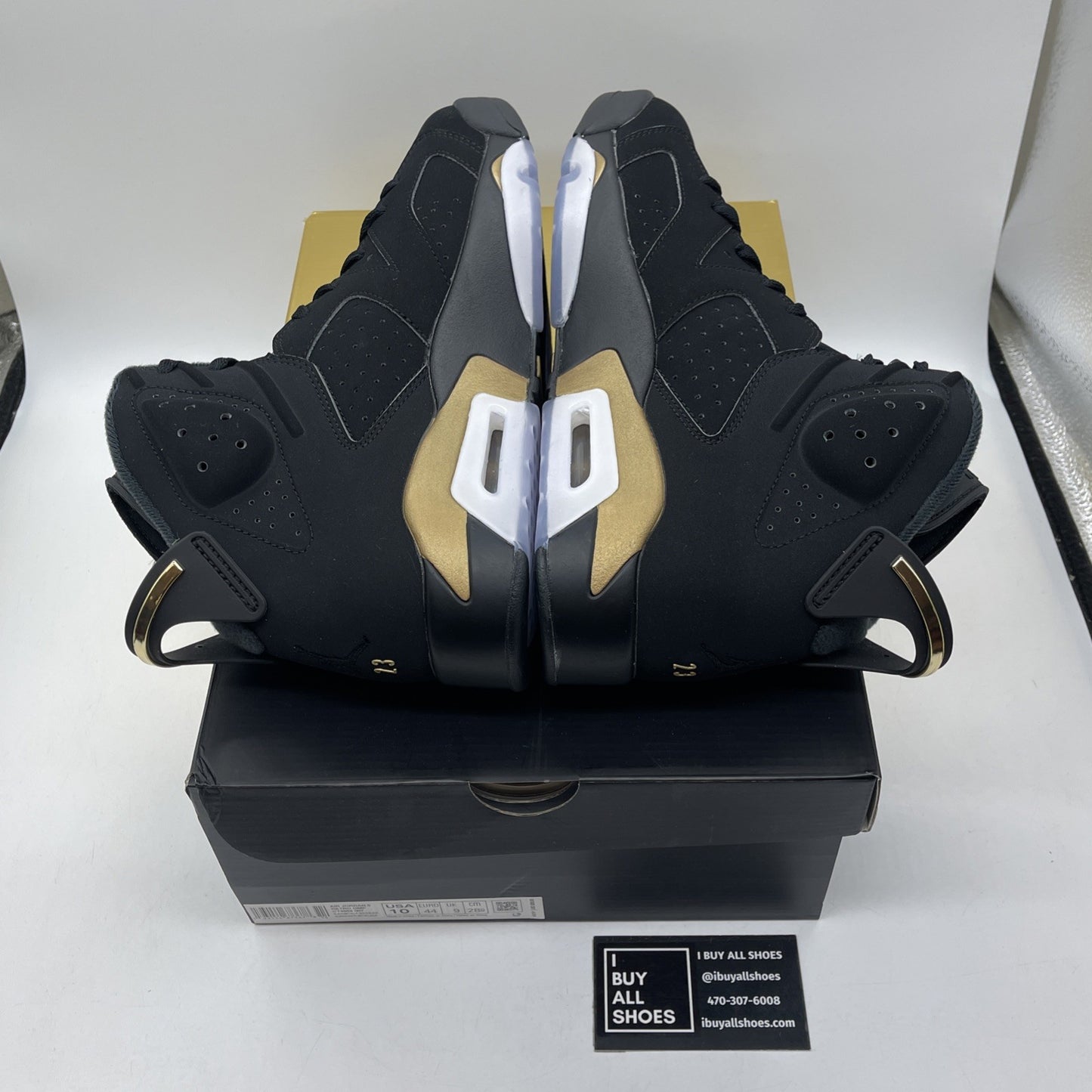 Size 10 - Jordan 6 Retro Defining Moments 2020 Black Suede (CT4954-007)