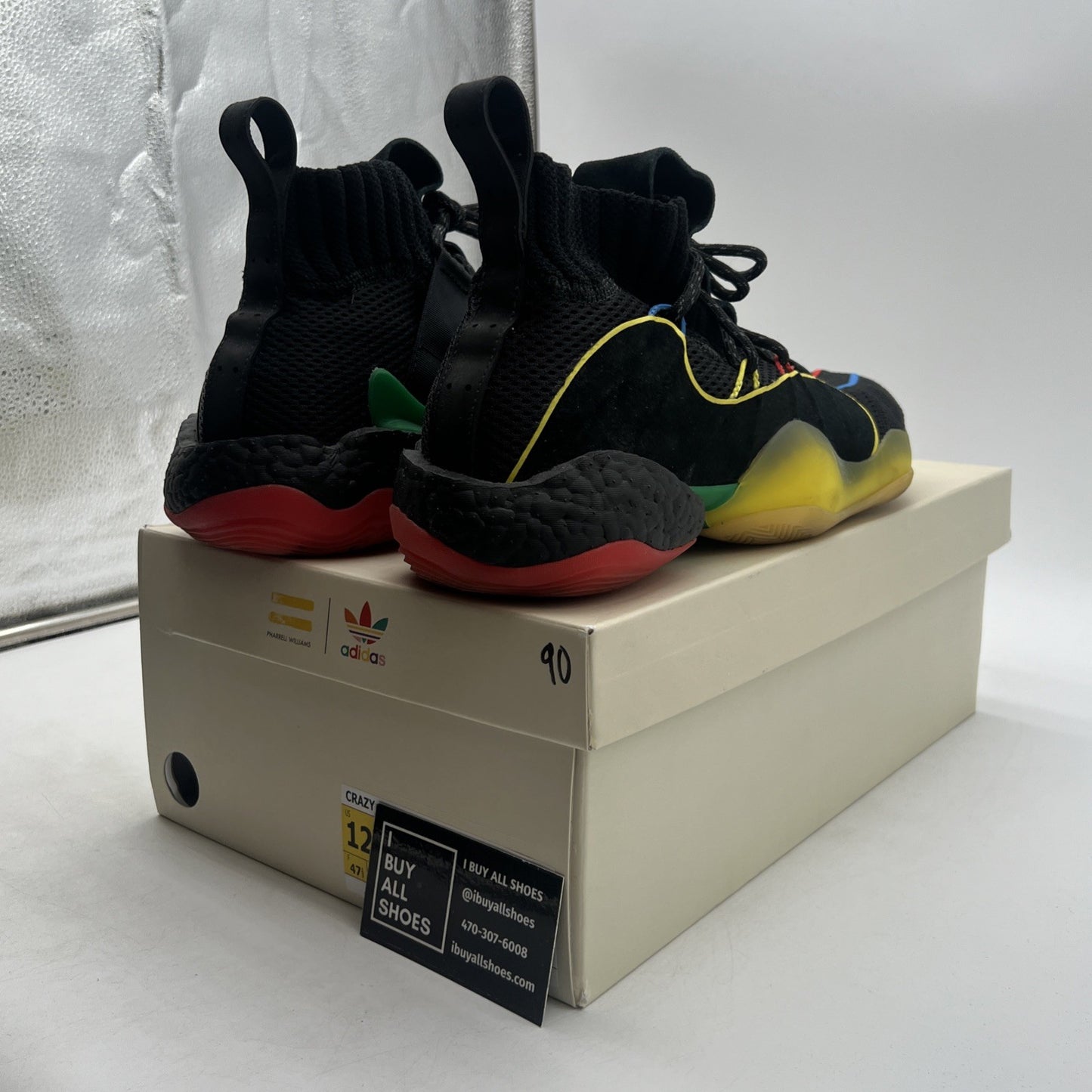 Size 12.5 - adidas Pharrell x Crazy BYW X Gratitude Empathy (G27805)