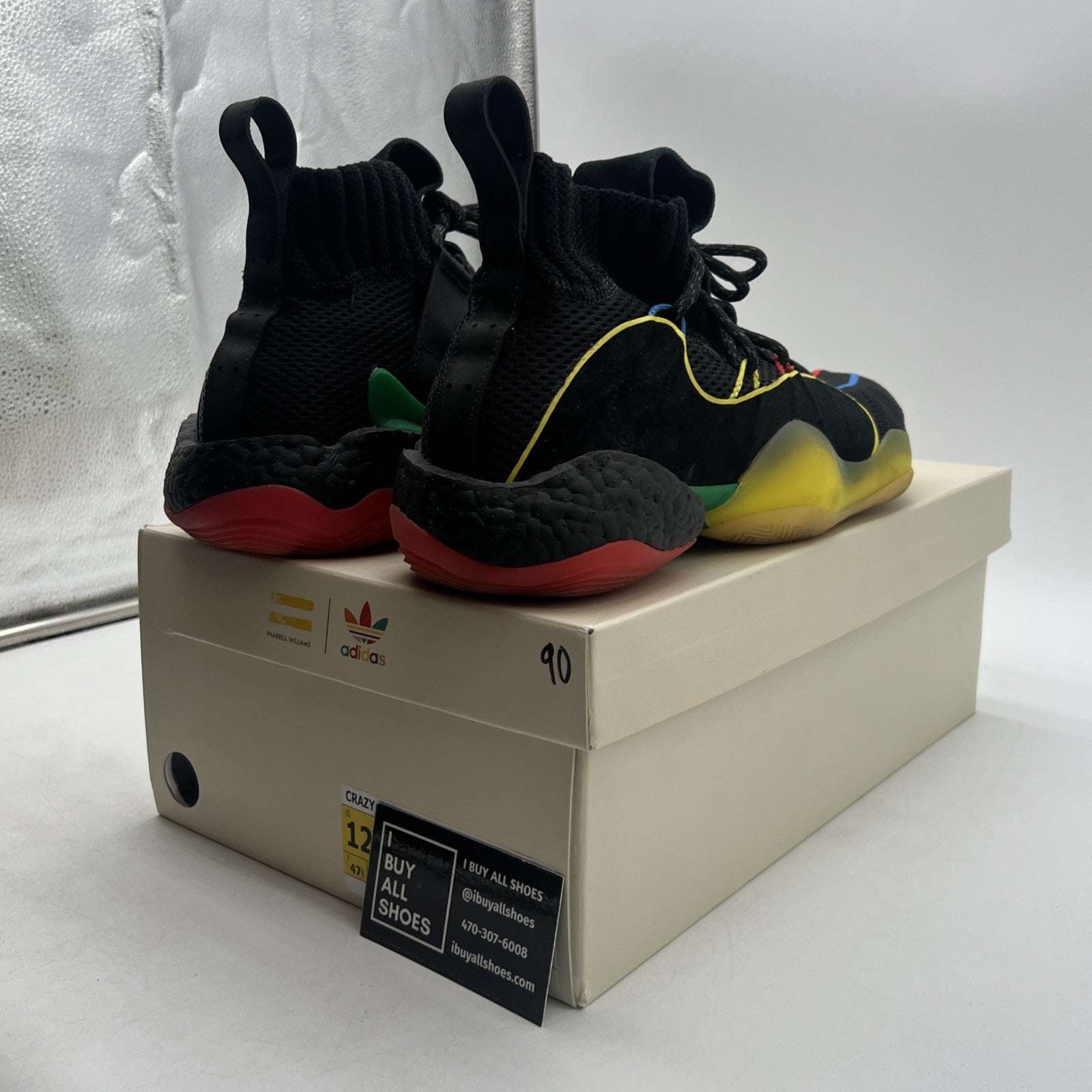 Size 12.5 - adidas Pharrell x Crazy BYW X Gratitude Empathy (G27805)