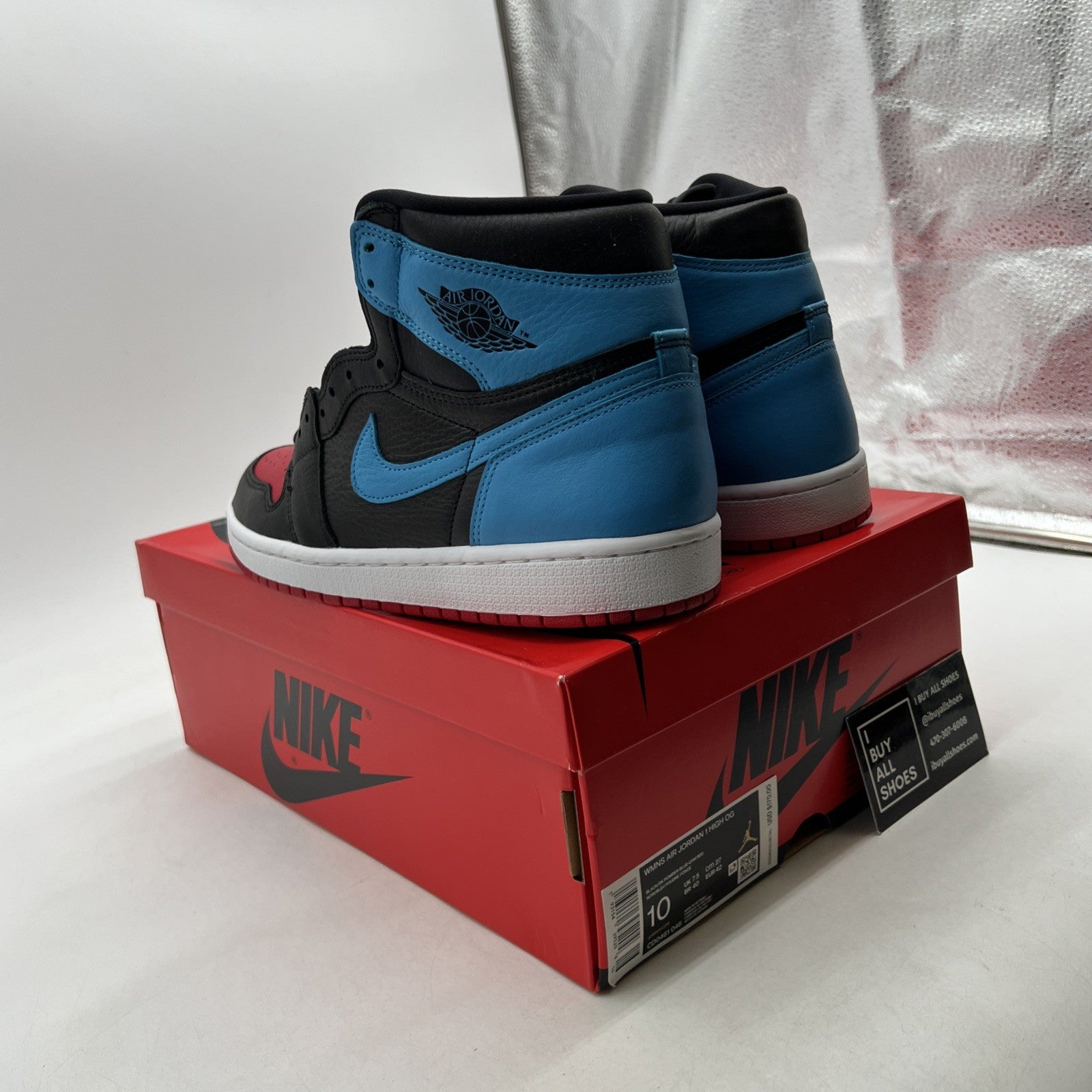 Size 10 - Air Jordan 1 High OG UNC To Chicago 2020 (CD0461-046)