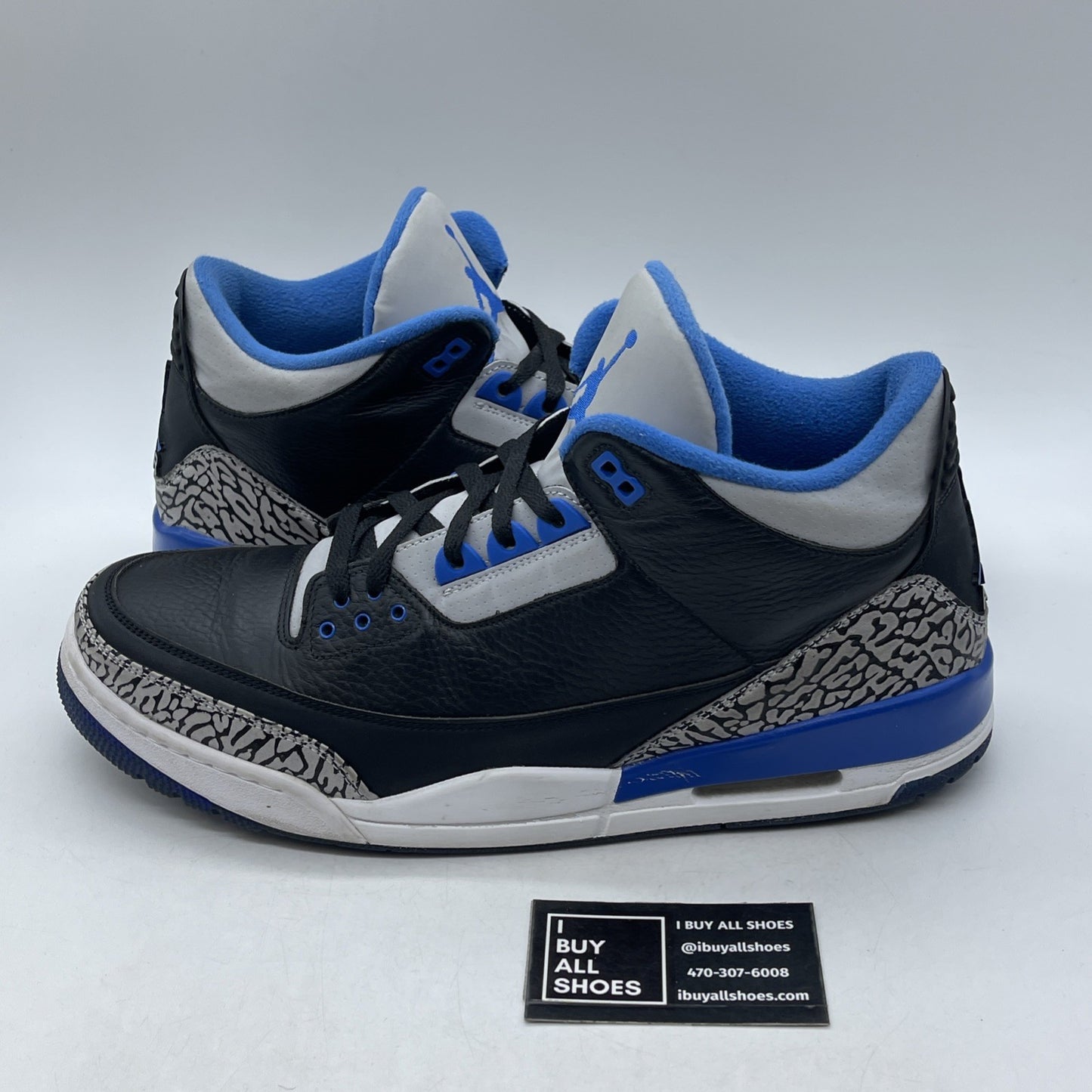 Size 14 - Air Jordan 3 Retro Sport Blue (136064-007)