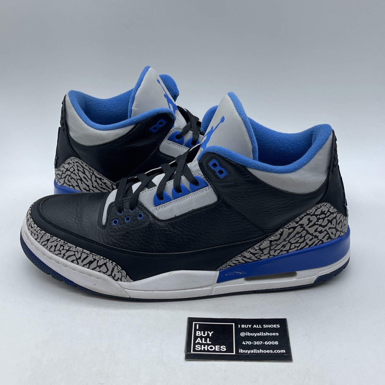 Size 14 - Air Jordan 3 Retro Sport Blue (136064-007)