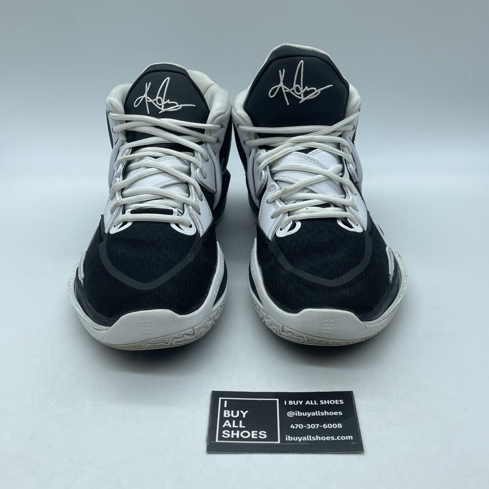 Size 11 - Nike Kyrie Infinity TB Black White Leather Suede (DO9616-002)