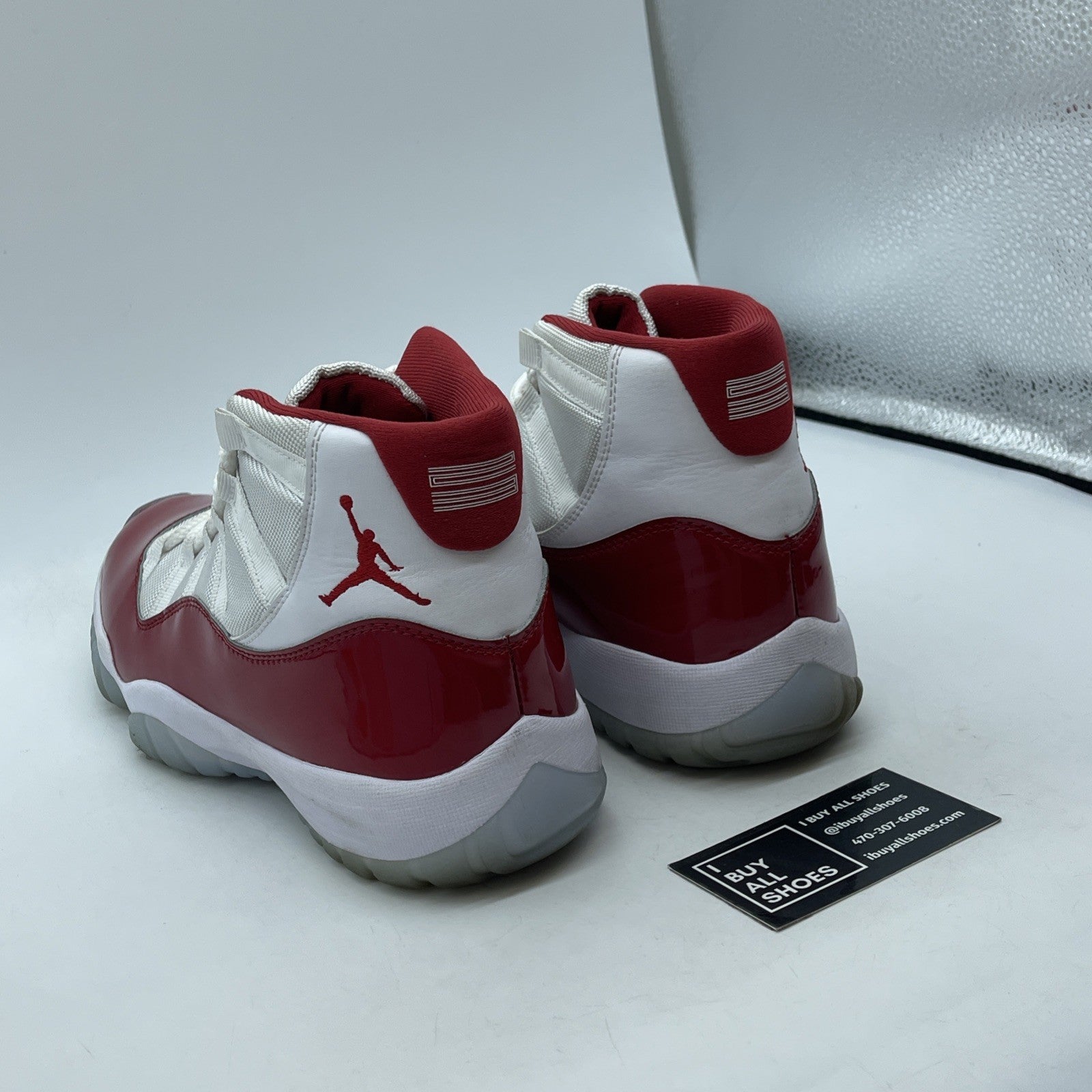 Size 10 - Jordan 11 Retro High Cherry Red White Leather Suede (CT8012-116)