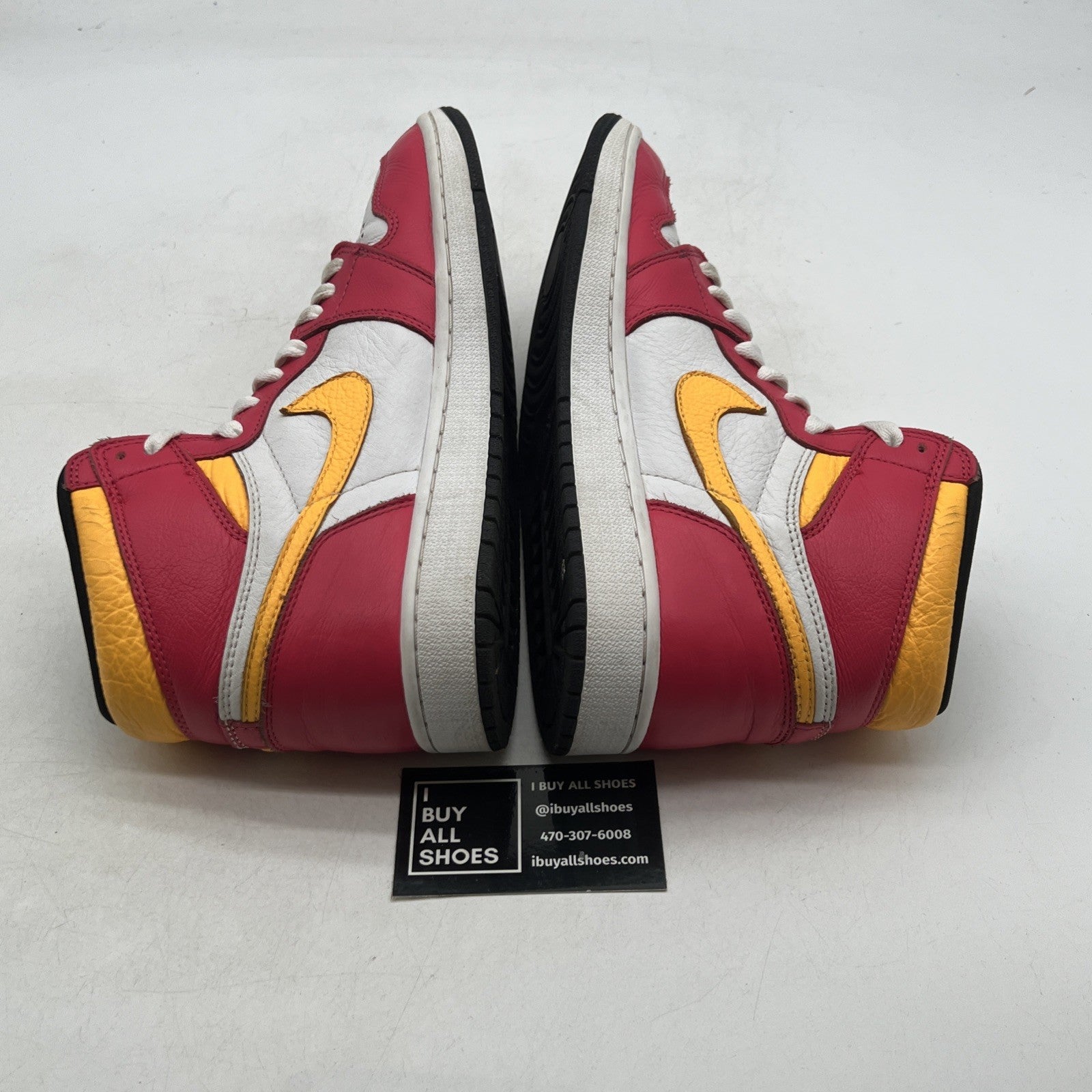 Size 9 - Air Jordan 1 Retro High OG Light Fusion Red 2021 (555088-603)