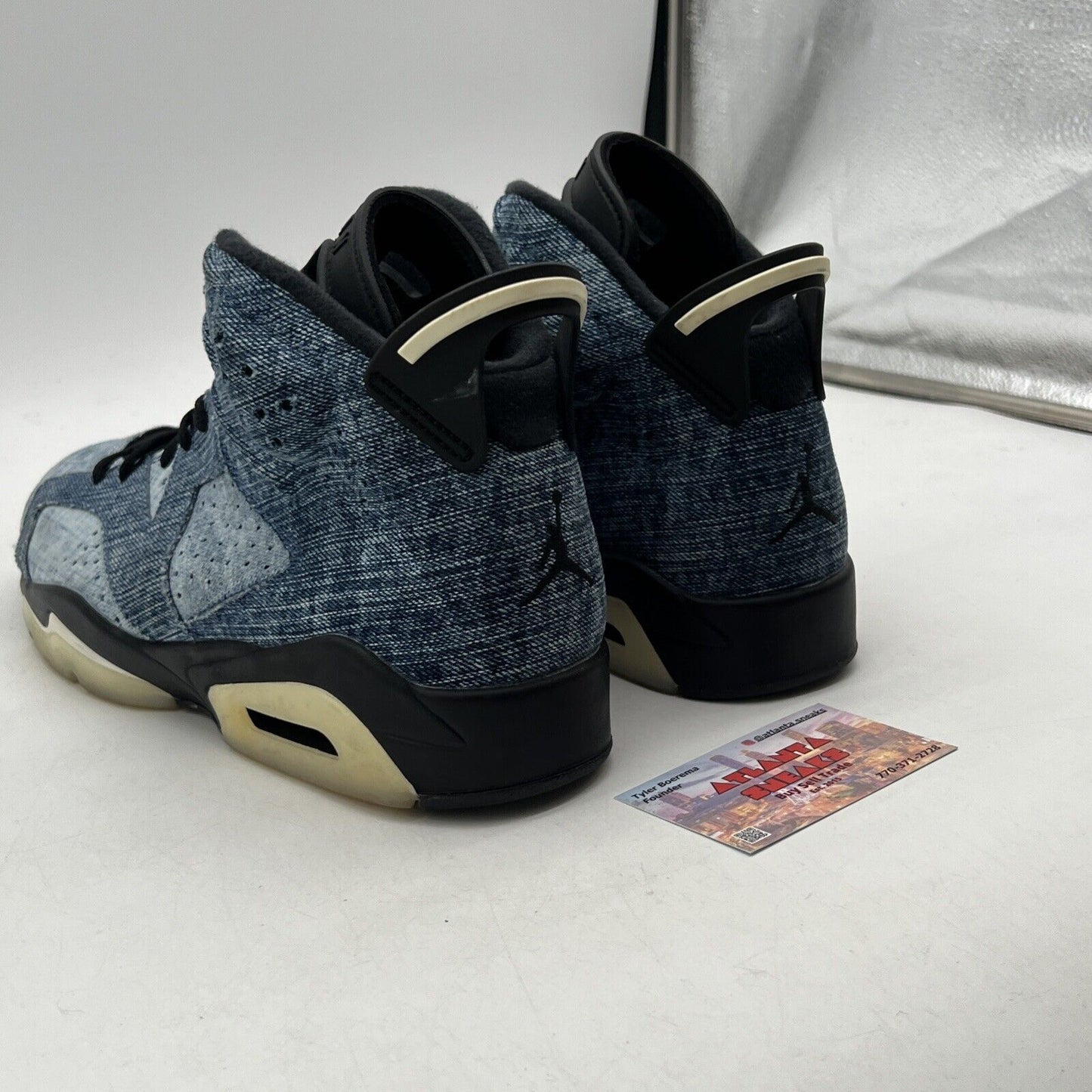 Size 9.5 - Air Jordan 6 Retro Washed Denim (CT5350-401)