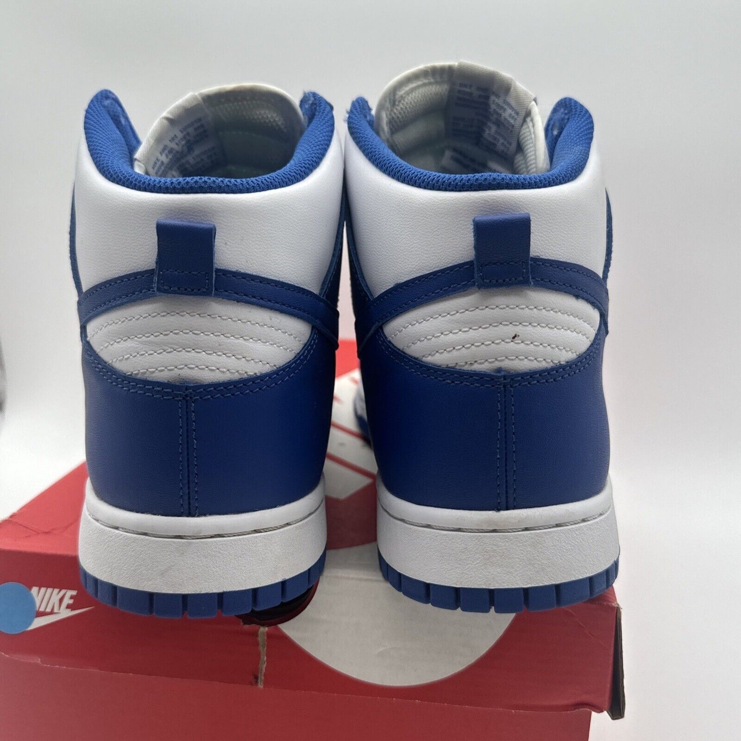 Size 13 - Nike Dunk High Game Royal 2021 Blue White Leather Kentucky Navy W Box