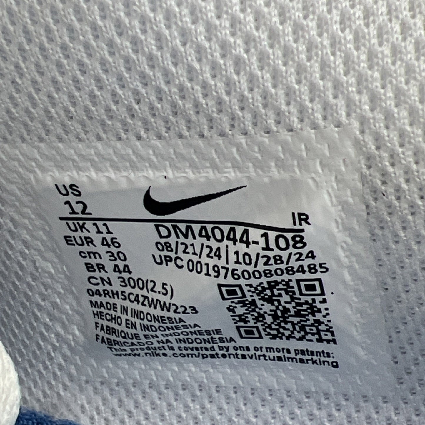 Size 12 - Nike Cortez 2024 Forrest Gump (DM4044-108)