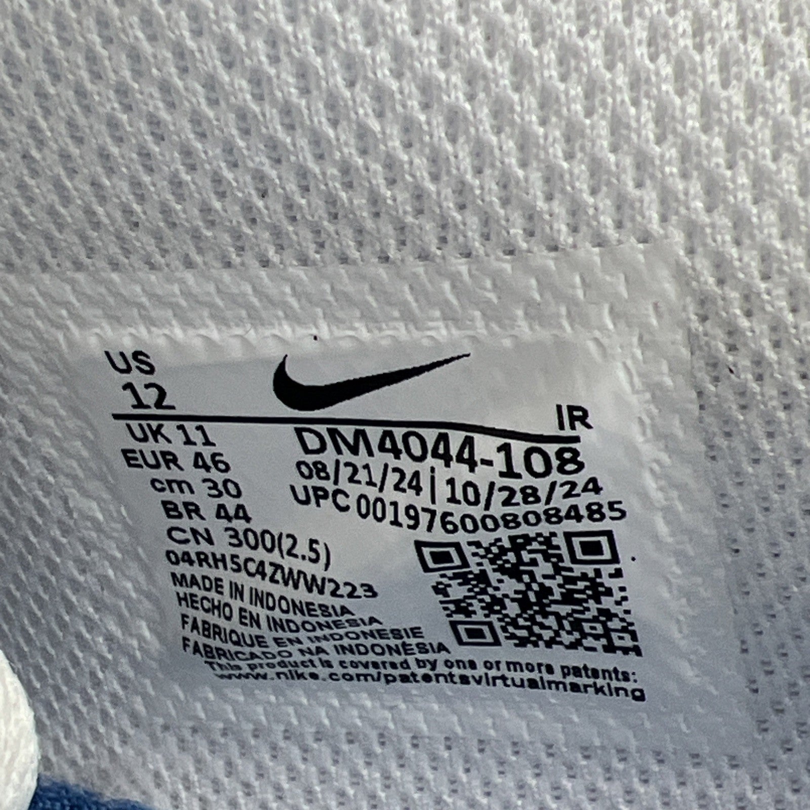 Size 12 - Nike Cortez 2024 Forrest Gump (DM4044-108)