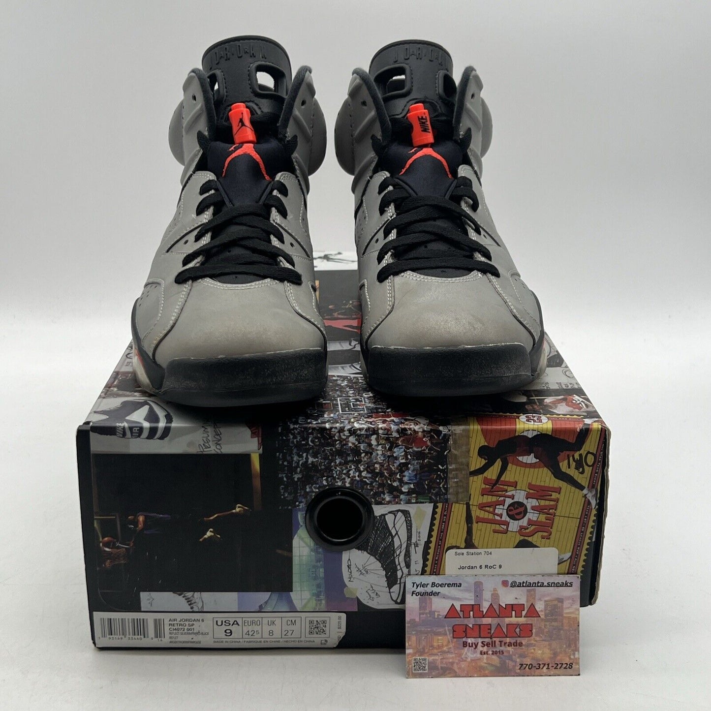 Size 9 - Air Jordan 6 Retro SP Reflections Of A Champion Red (CI4072-001)