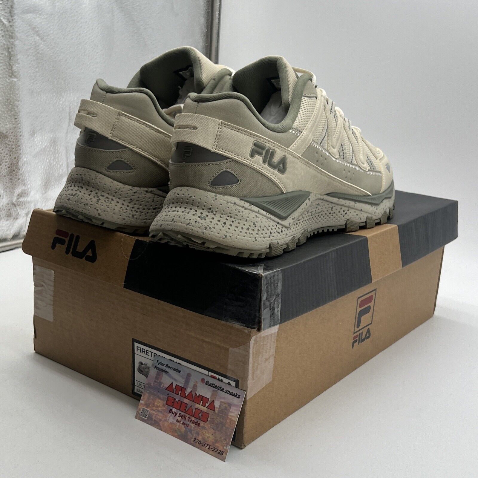 Size 12 - Fila Firetrail Evo Outdoor Shoe Beige | (1JM02581 050)