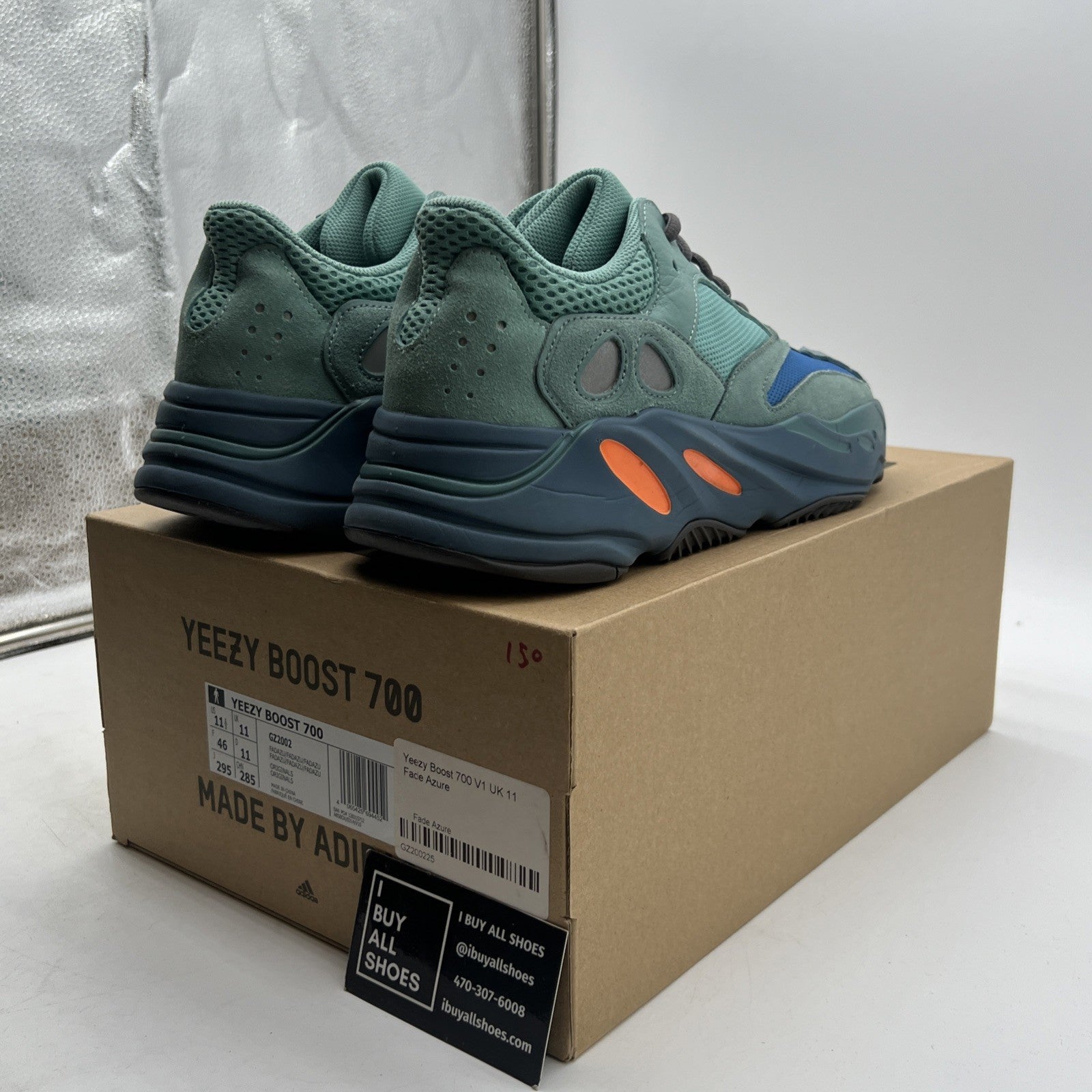 Size 11.5 - adidas Yeezy Boost 700 Faded Azure (GZ2002)