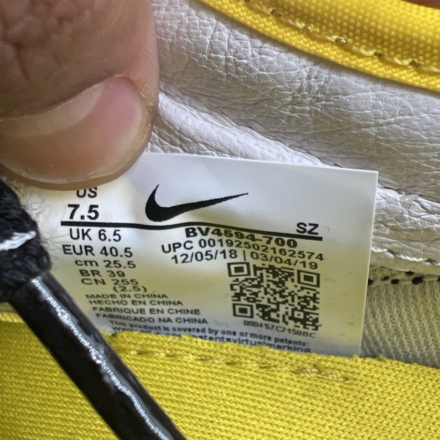 Size 7.5 - Nike Undercover x Daybreak Bright Citron (BV4594-700)
