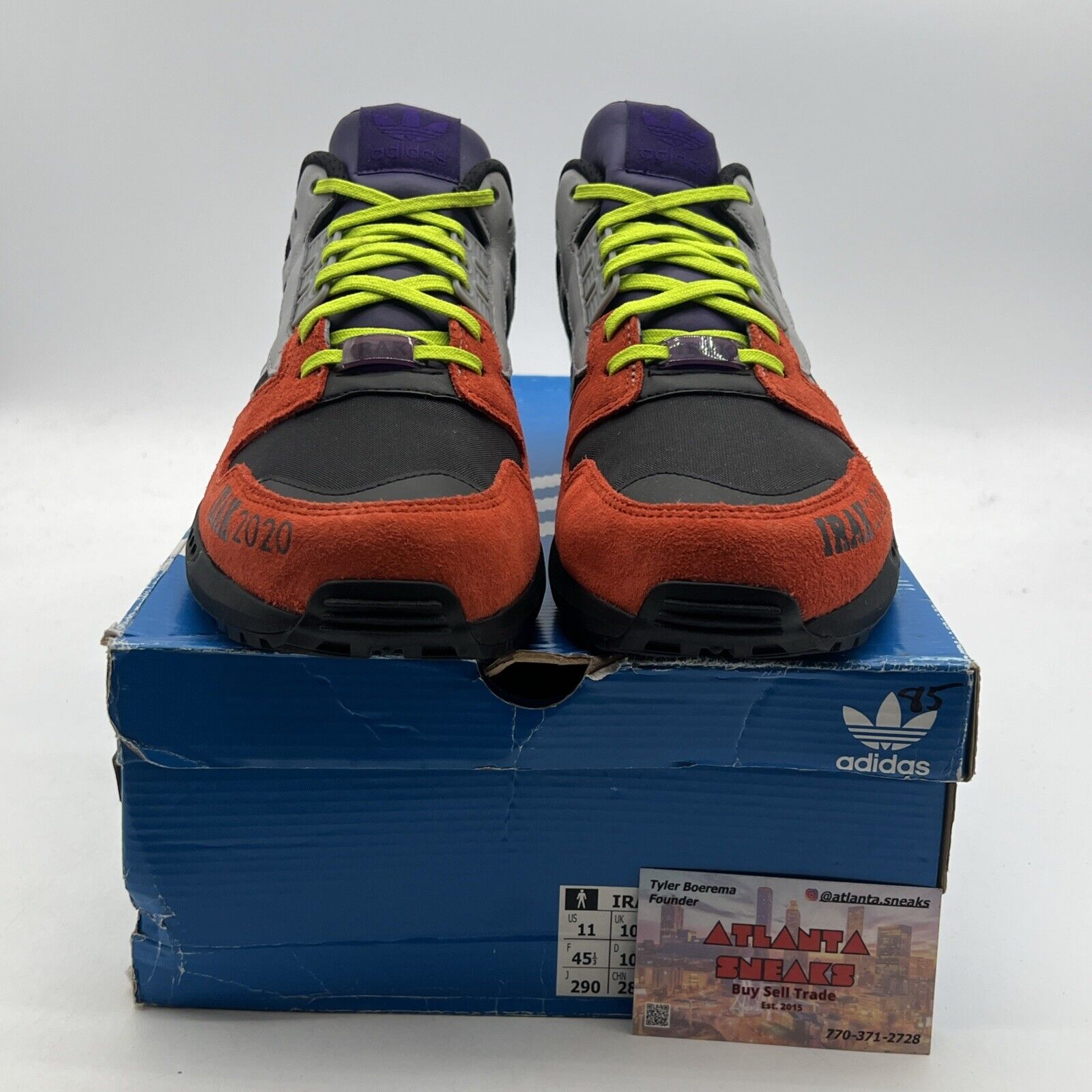 Size 11 - adidas IRAK x ZX 8000 GTX A-ZX Series - Black (FX0372)