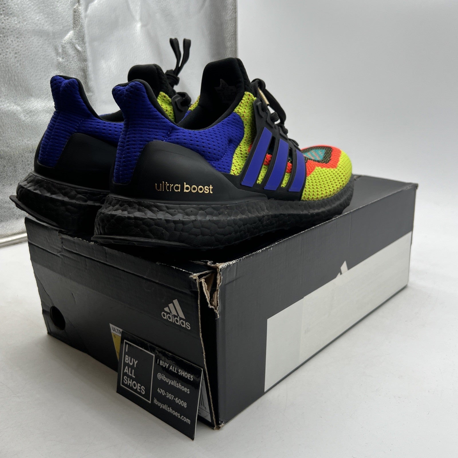 Size 9 - adidas UltraBoost 2.0 DNA What The - Core Black (FW8711)