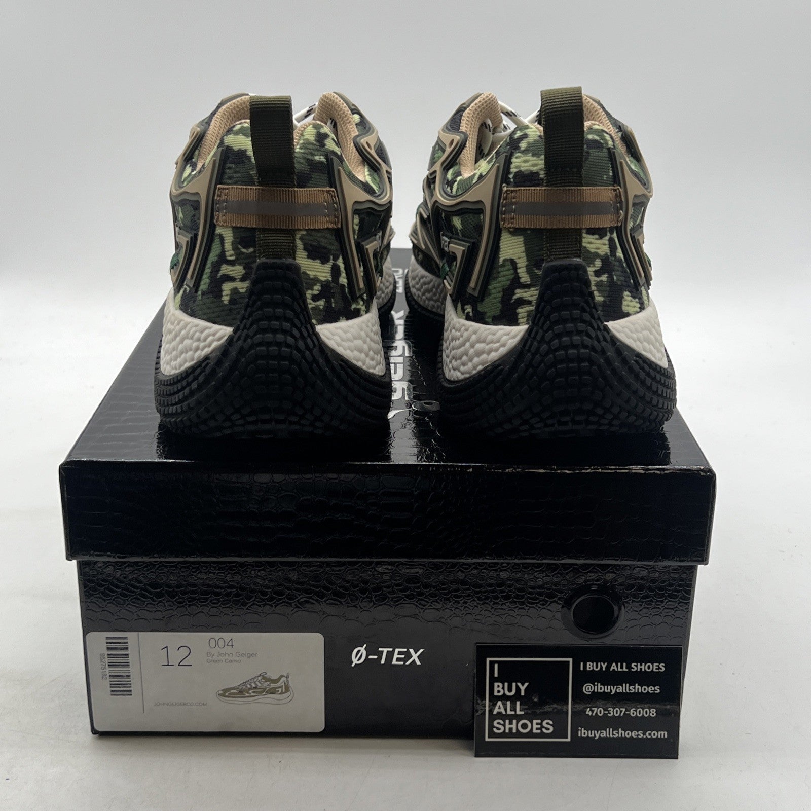Size 12 - John Geiger 004 Beige Camo FRIENDS FAMILY