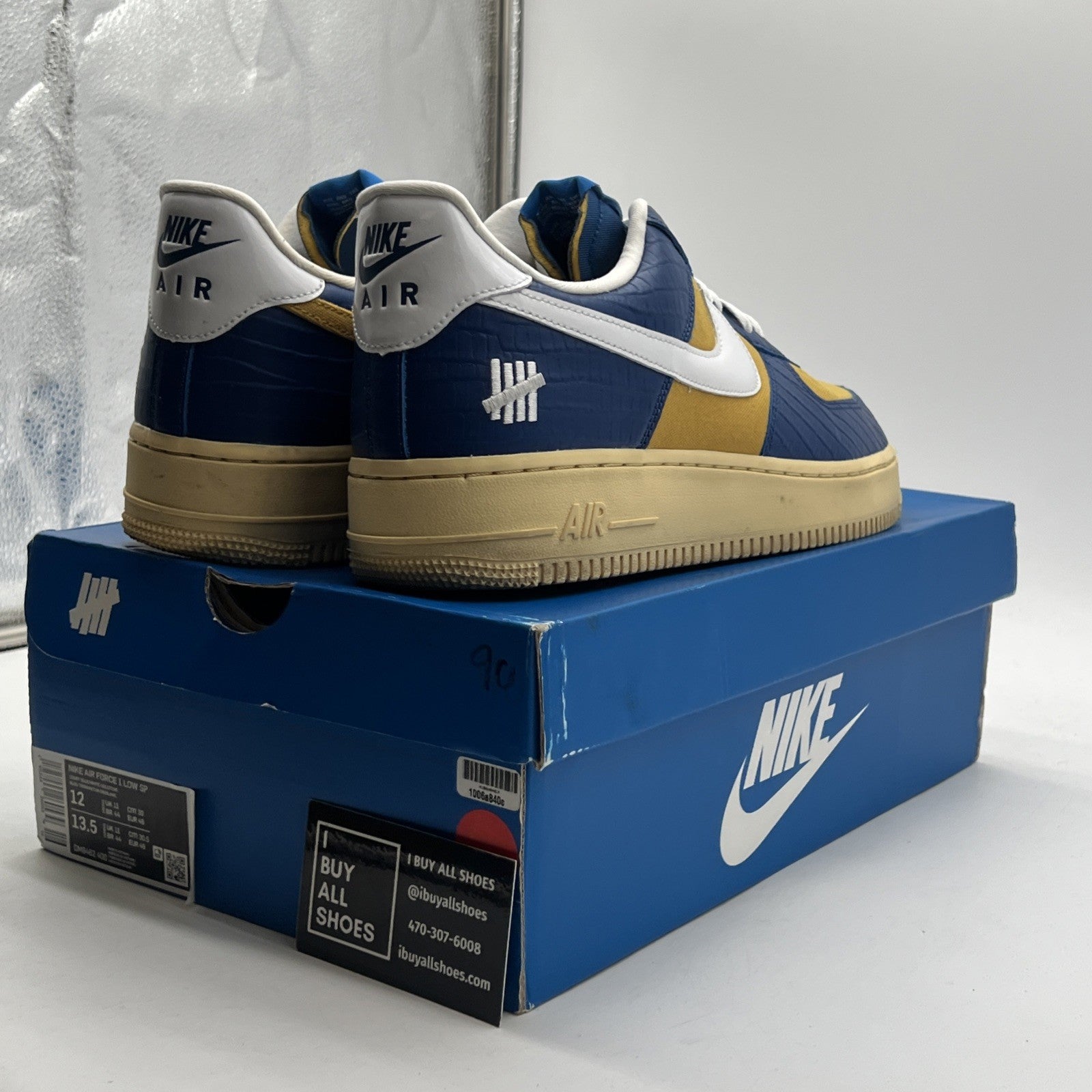 Size 12 - Nike Undefeated x Air Force 1 SP Low Dunk vs AF1 (DM8562-400)