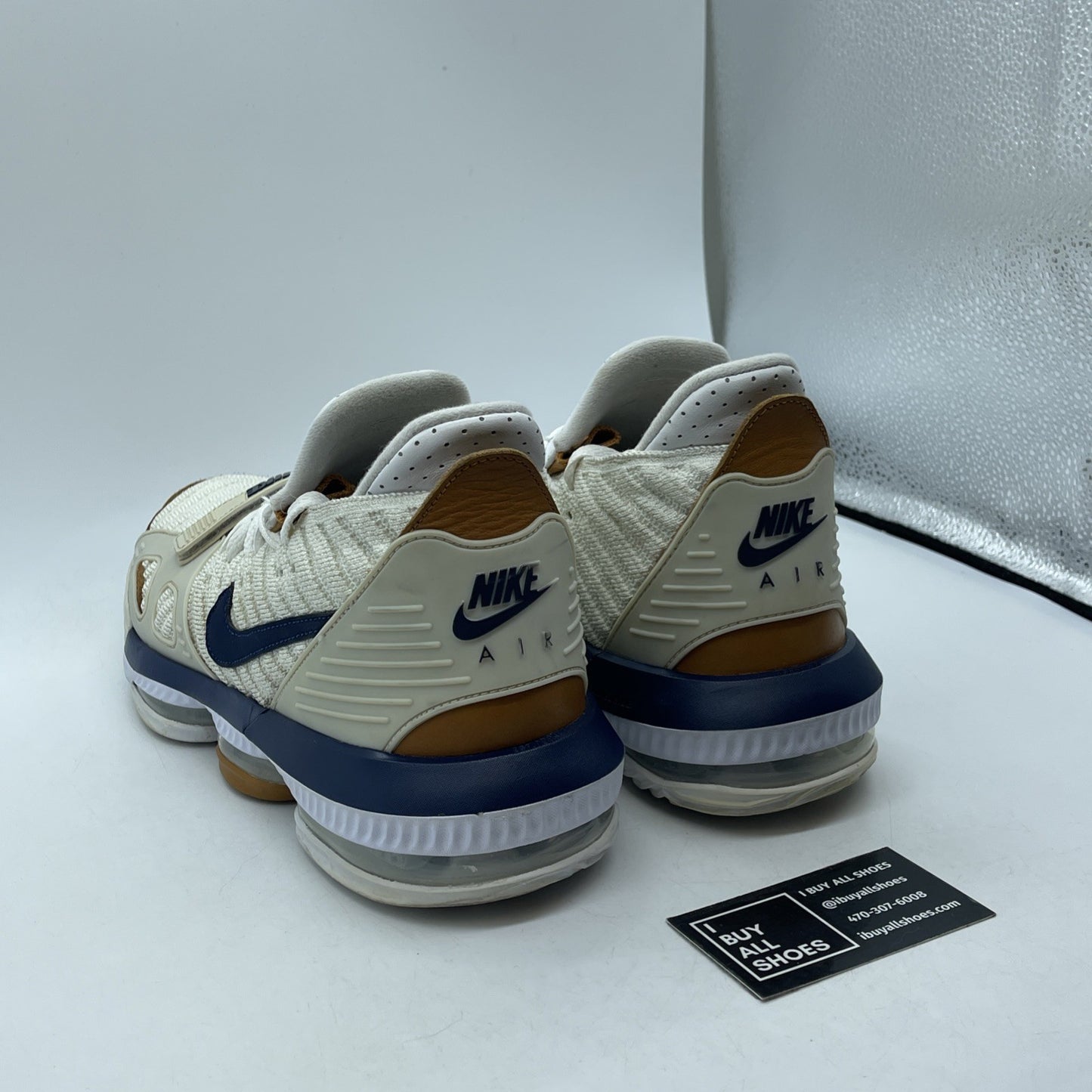 Size 11 - Nike LeBron 16 Air Trainer Medicine Ball Suede Leather (CD7089-100)