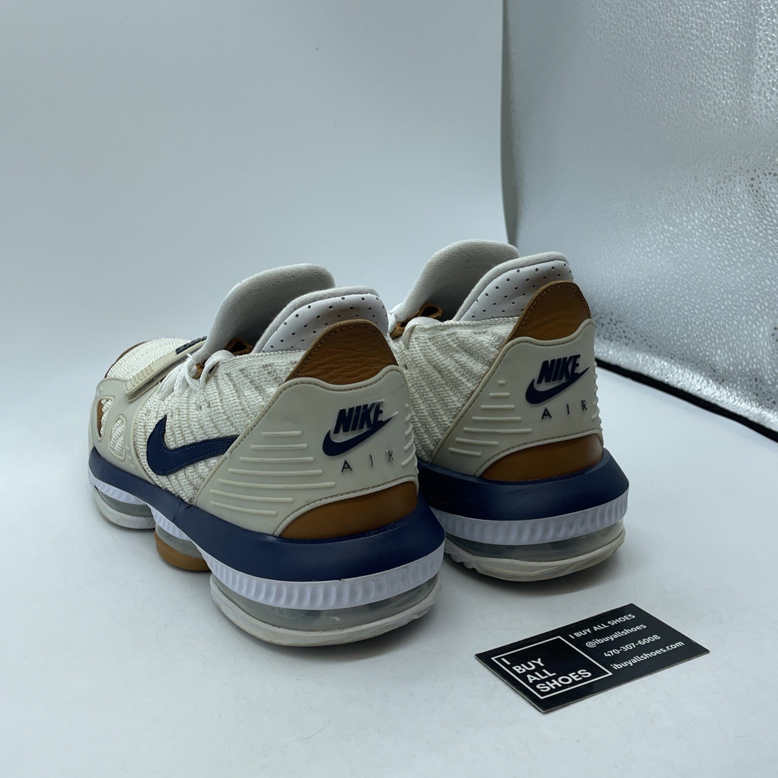 Size 11 - Nike LeBron 16 Air Trainer Medicine Ball Suede Leather (CD7089-100)