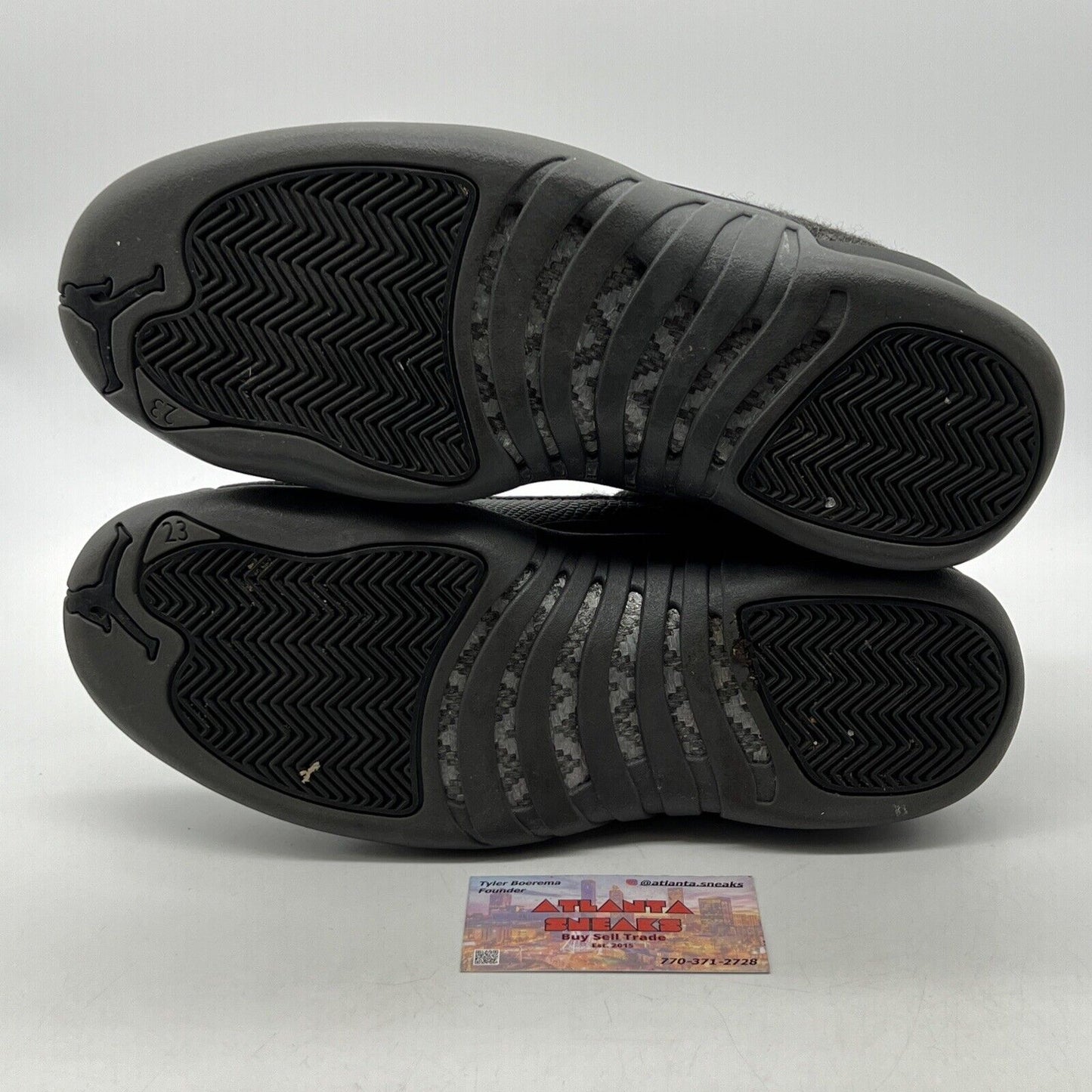 Size 10 - Air Jordan 12 Retro Wool Black Grey (852627-003)