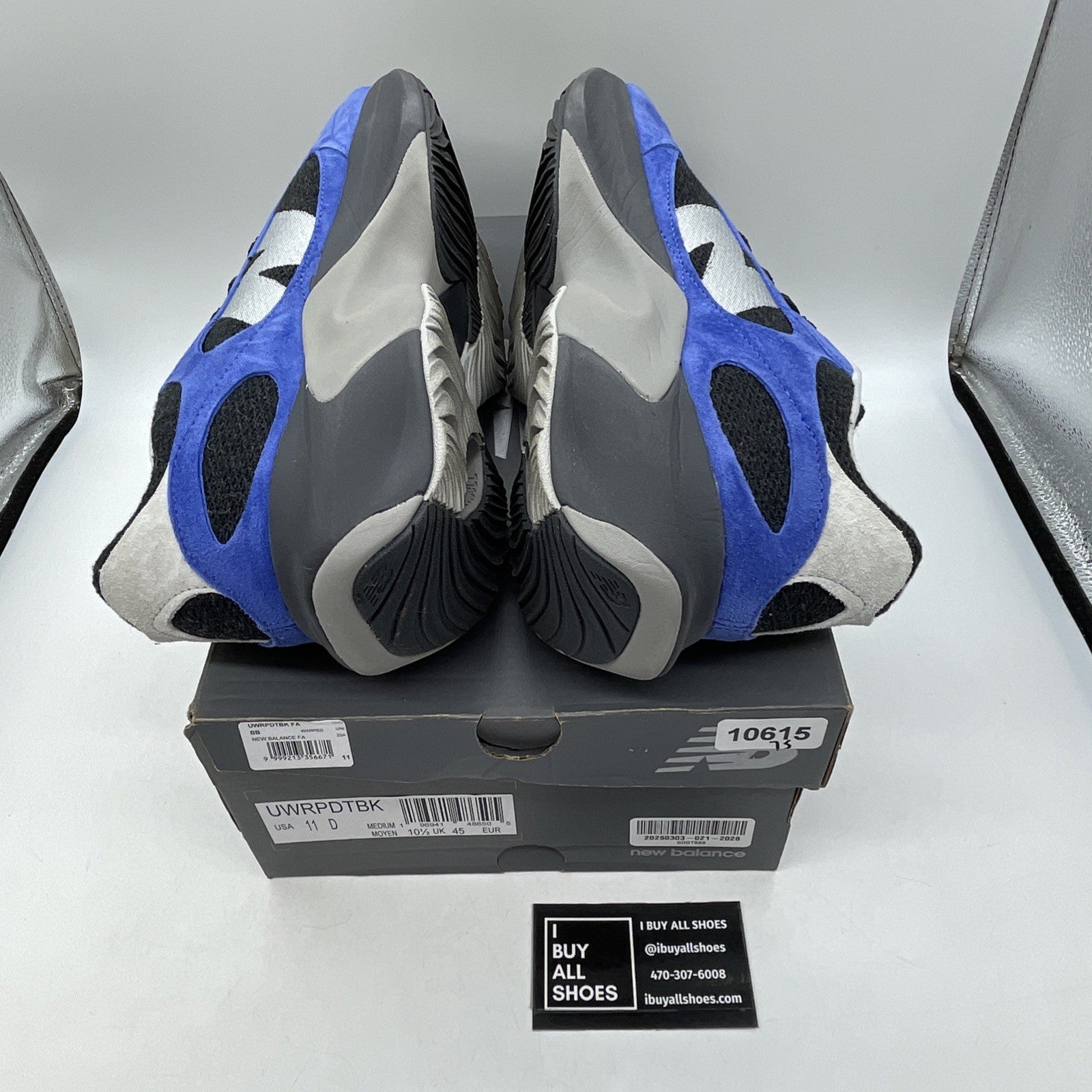 Size 11 - New Balance WRPD Runner Marine Blue Phantom Black Suede (UWRPDTBK)