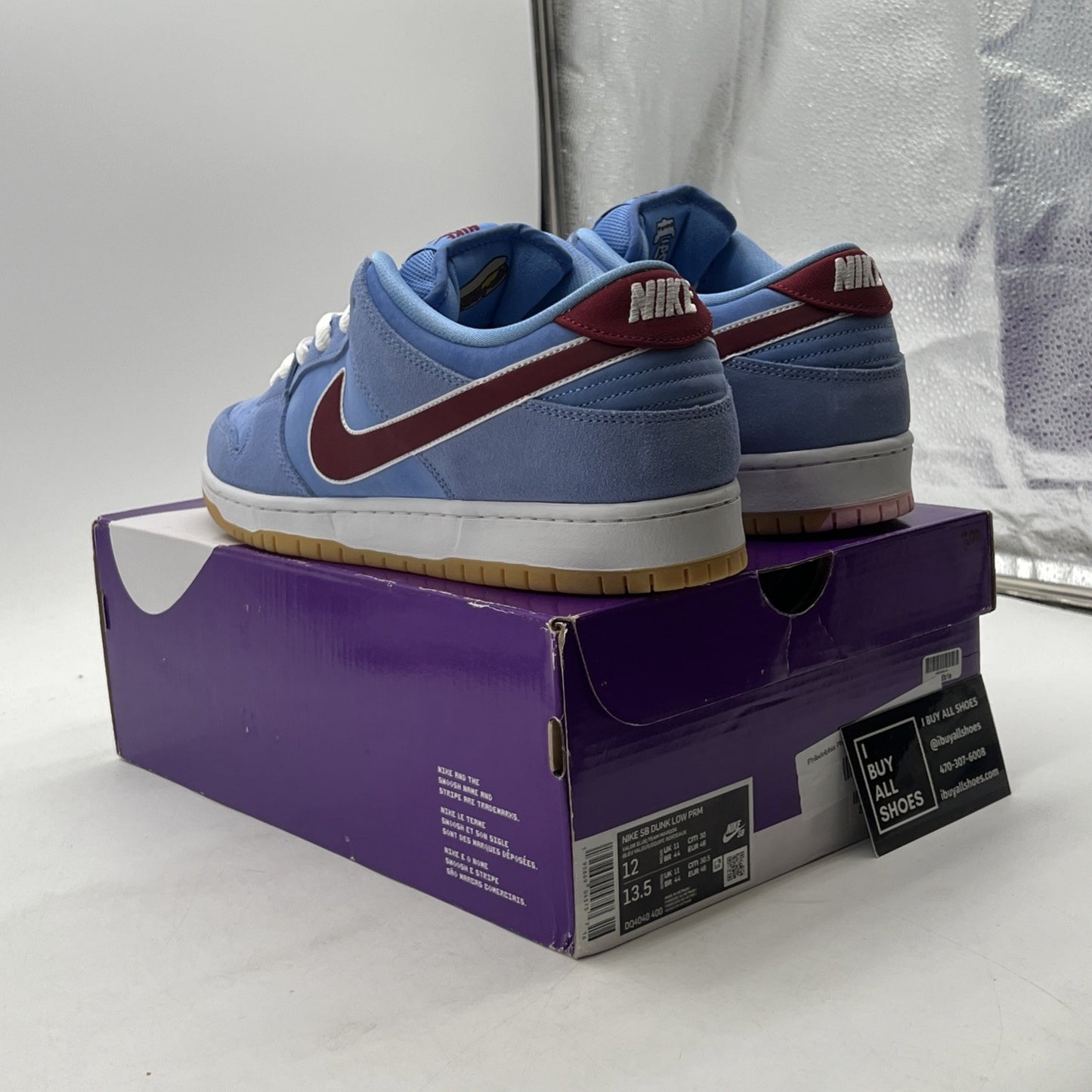 Size 12 - Nike SB Dunk Low Premium Philadelphia Phillies (DQ4040-400)