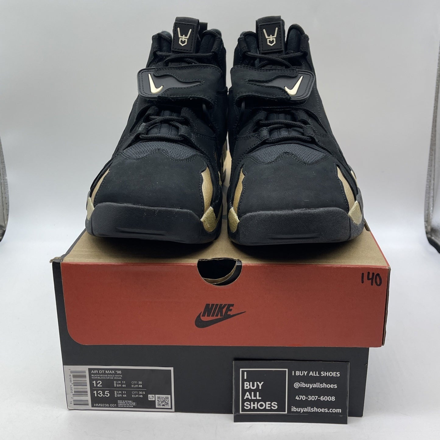 Size 12 - Air DT Max 96 Colorado Home Black Gold Suede (HM9236-001)