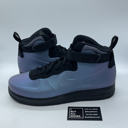 Size 13 - Nike Air Force 1 Foamposite 2018 Light Carbon Purple (AH6771-002)