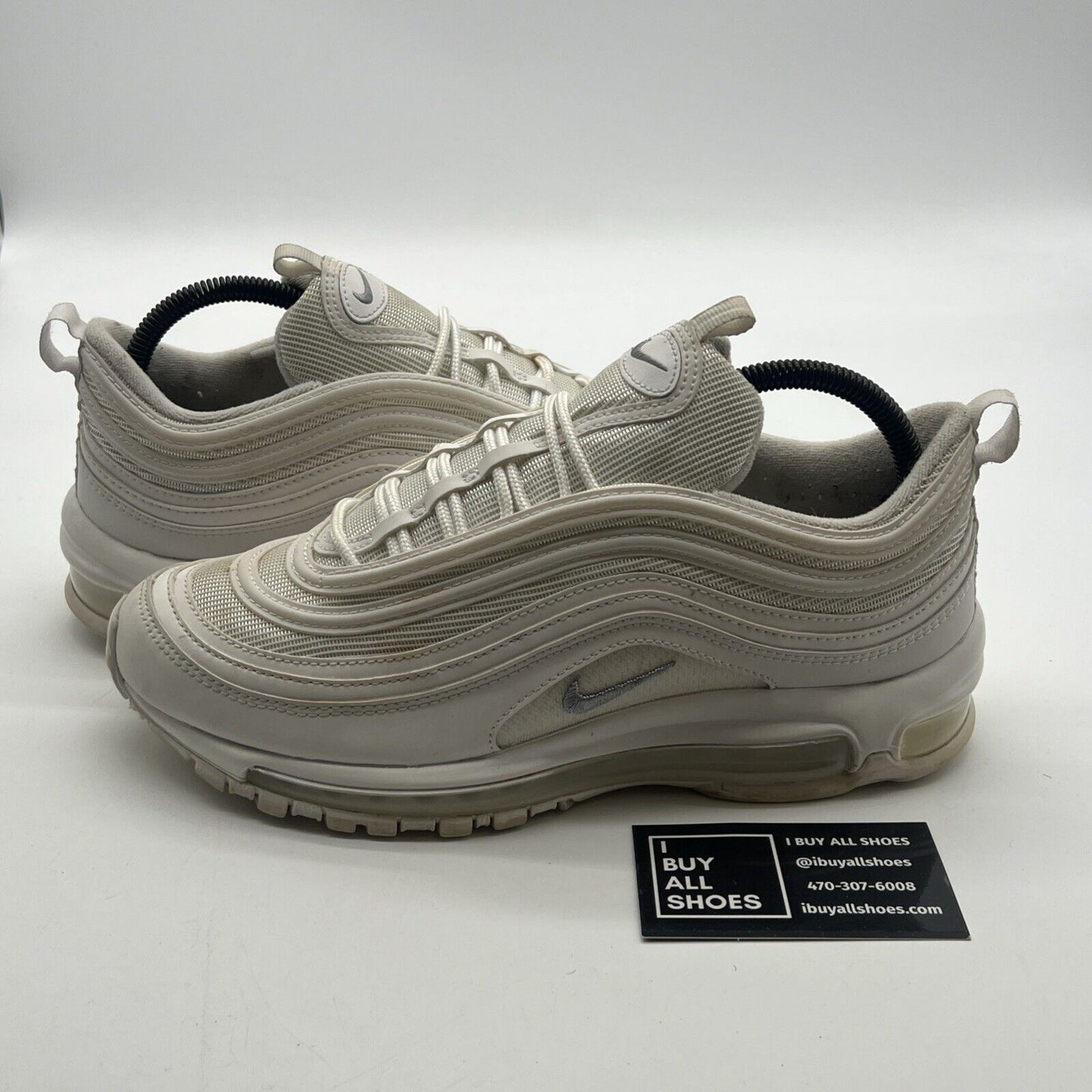 Size 8 - Nike Air Max 97 Triple White Wolf Gray (921826-101)