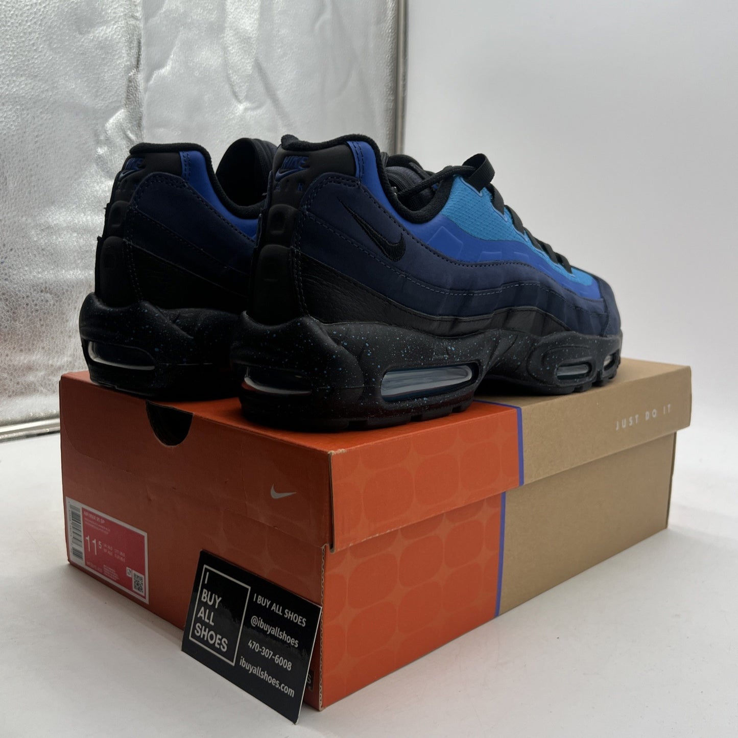 Size 11.5 - Nike Stash x Air Max 95 2024 Blue (HF5515-400)