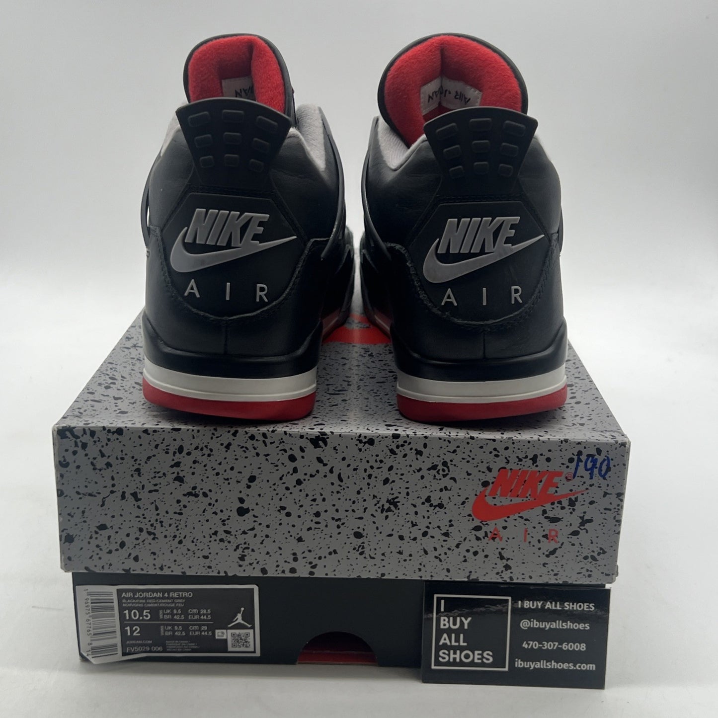 Size 10.5 - Air Jordan 4 Retro Bred Reimagined (FV5029-006)