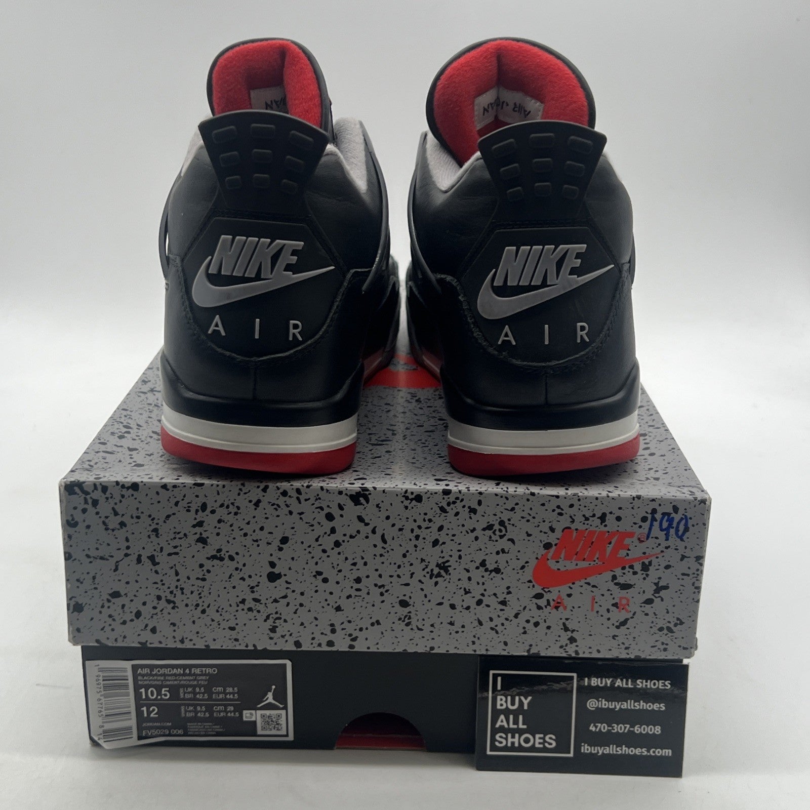 Size 10.5 - Air Jordan 4 Retro Bred Reimagined (FV5029-006)